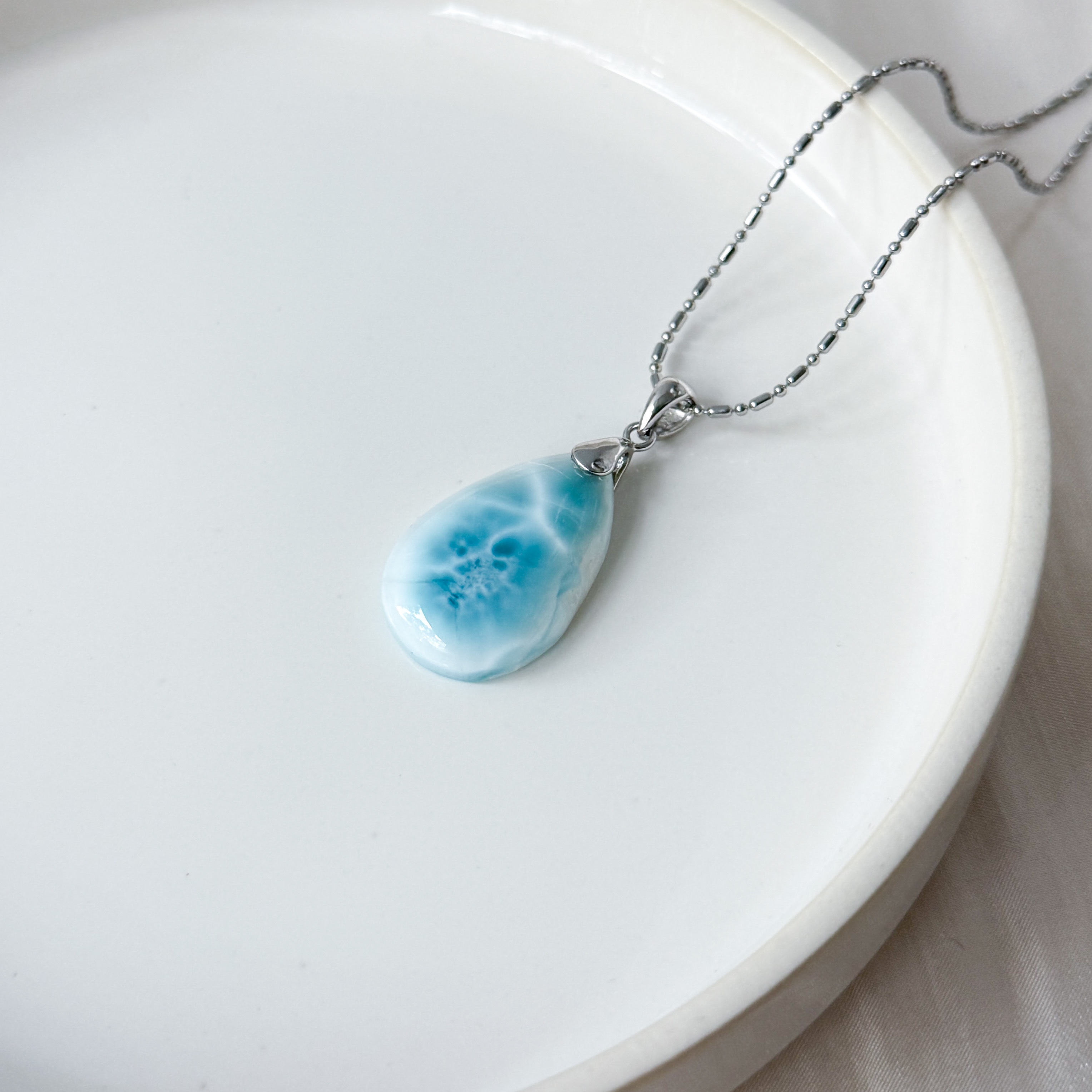 Larimar Pear (M) Pendant