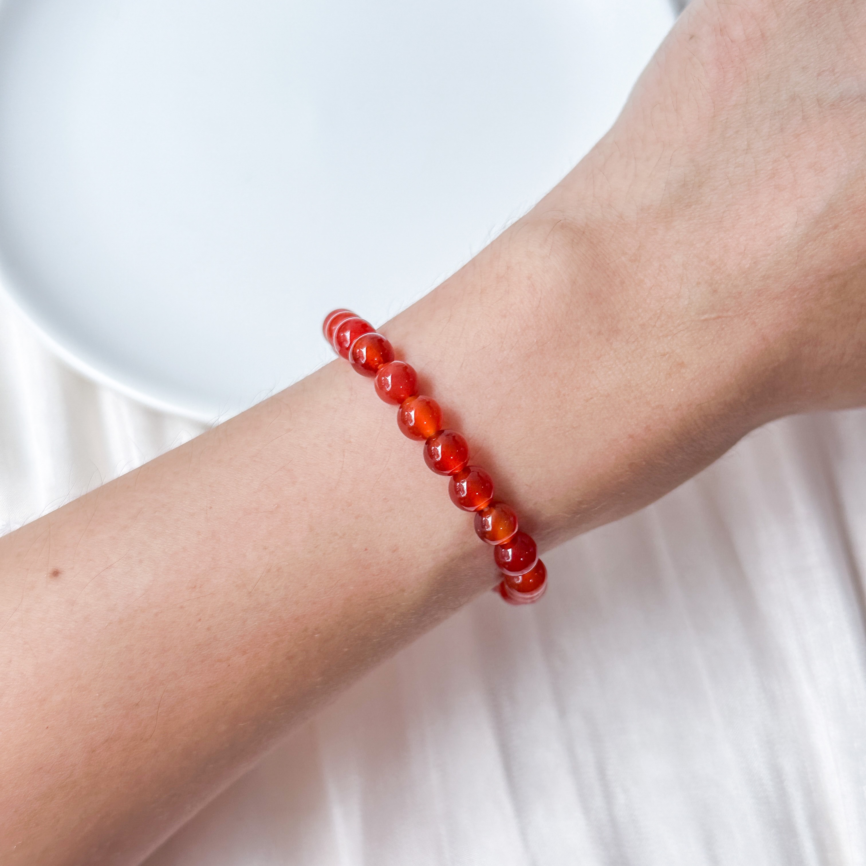 Red Agate 6mm Bracelet