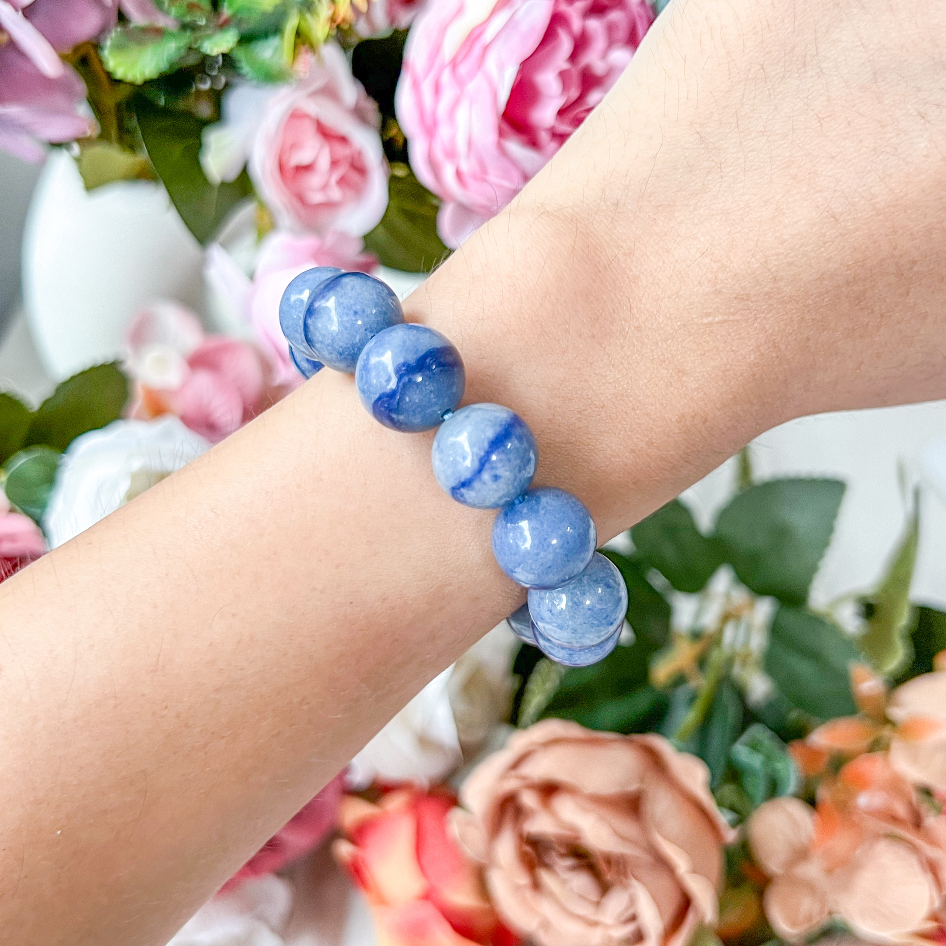 Blue Aventurine 12mm Bracelet