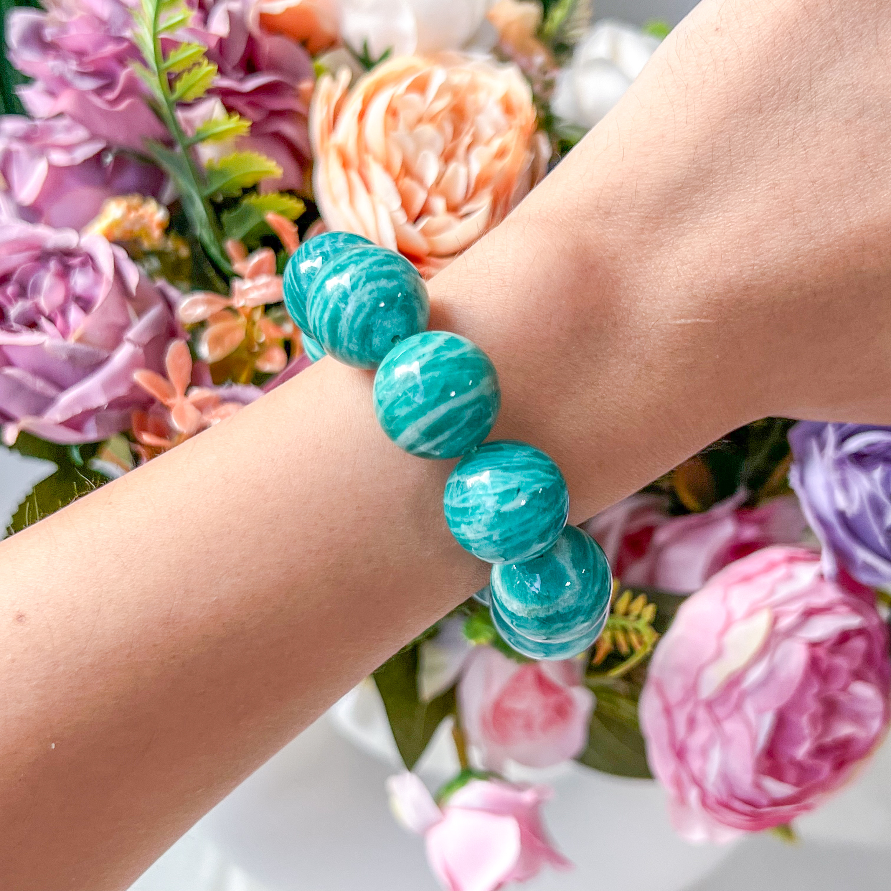 Amazonite 14-16mm Bracelet