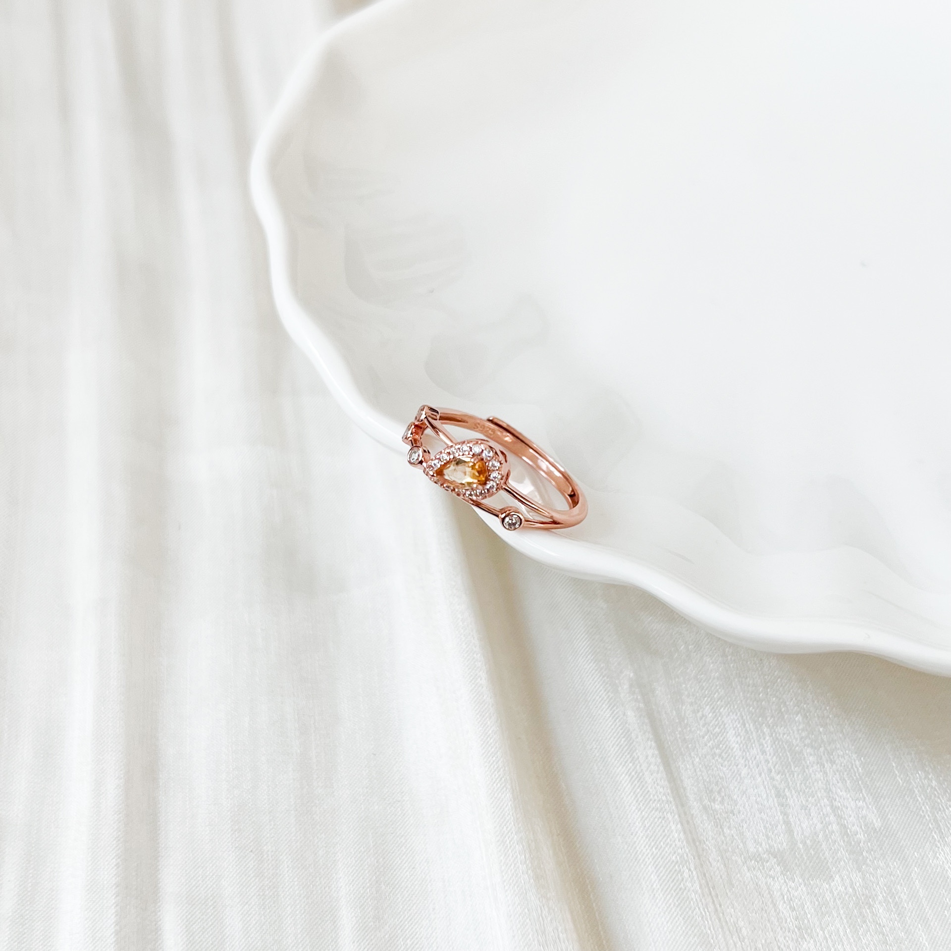 Citrine Ring - S925