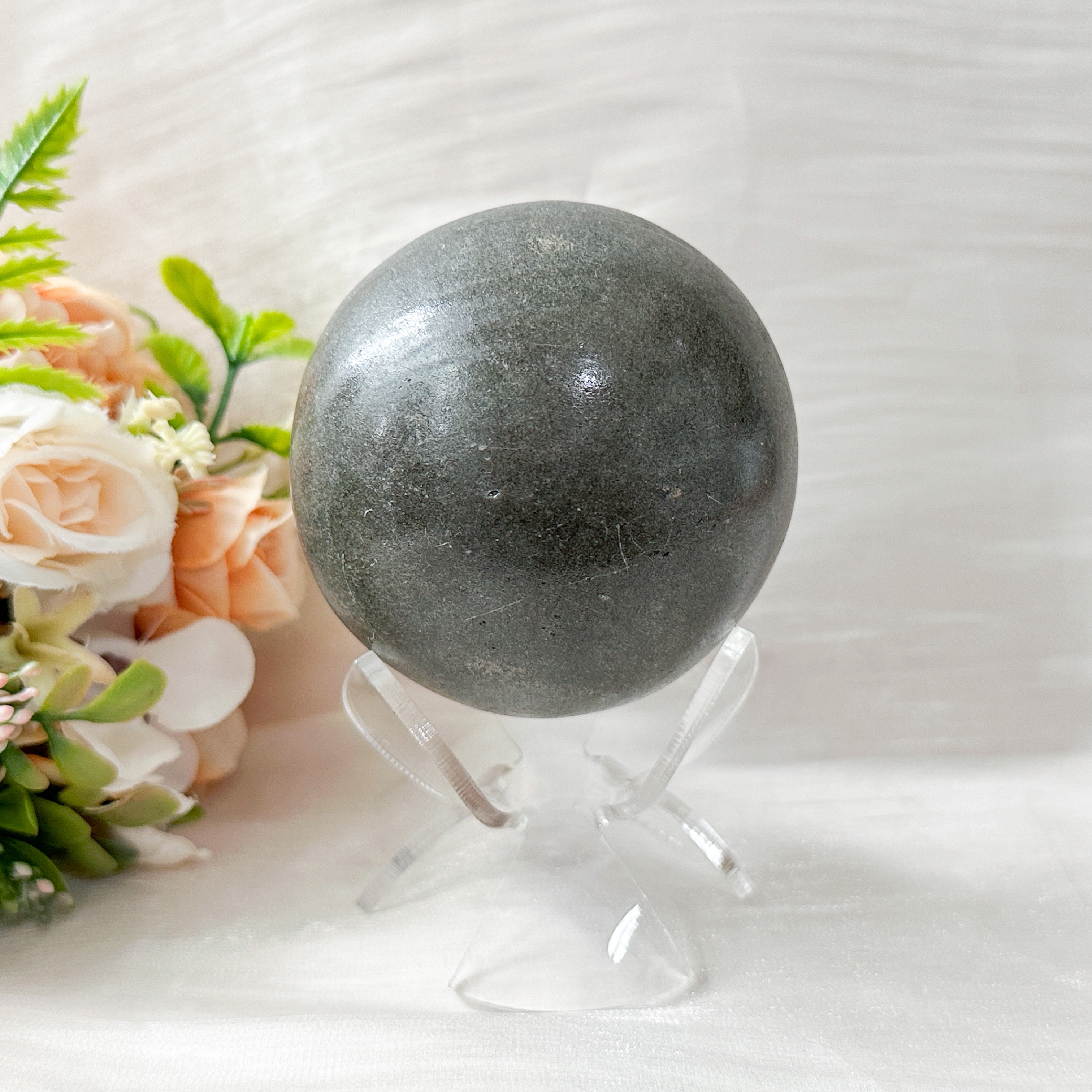 Amethyst Raw Sphere w Sphere Stand