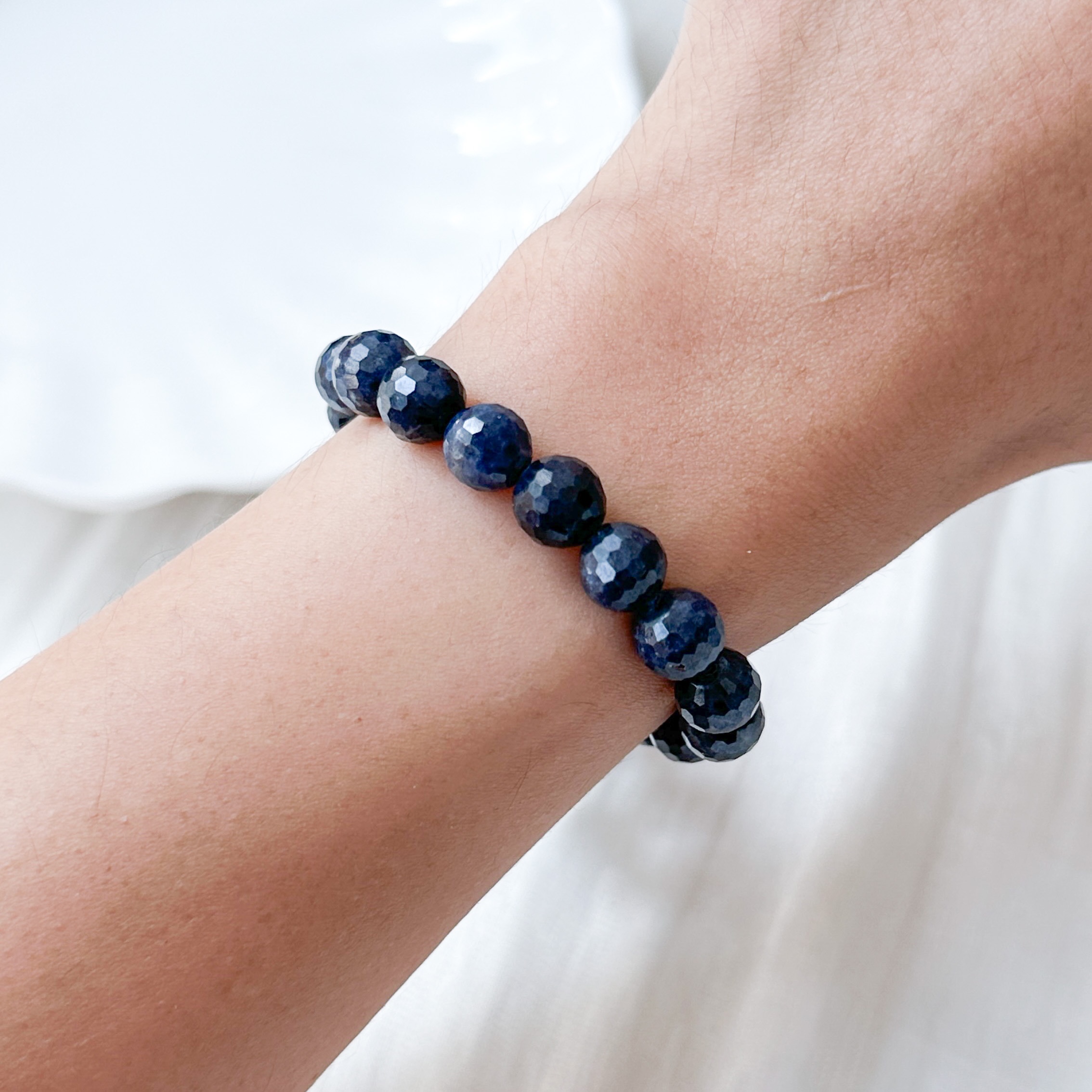 Sapphire 7mm Cut Bracelet