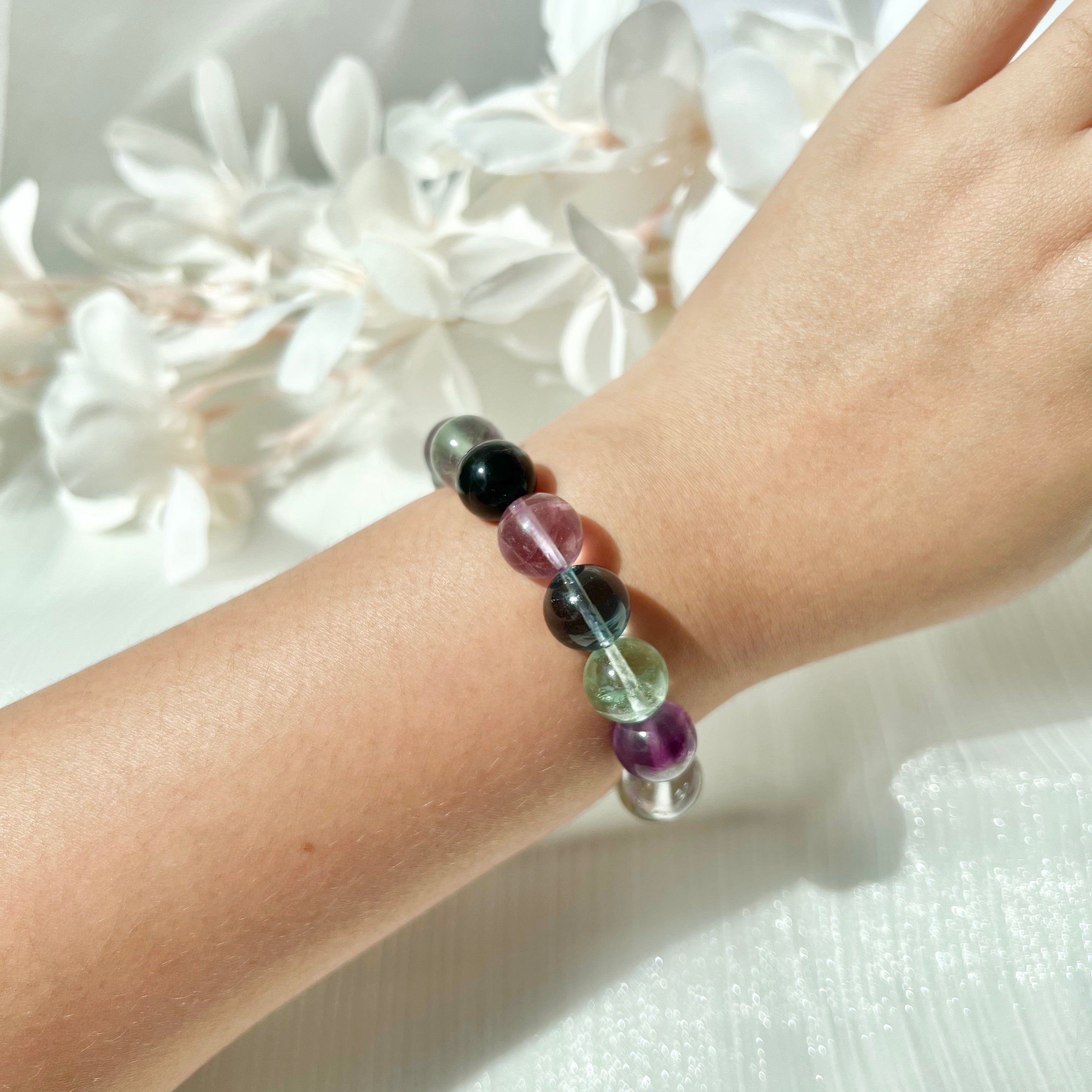 Fluorite 12mm Bracelet