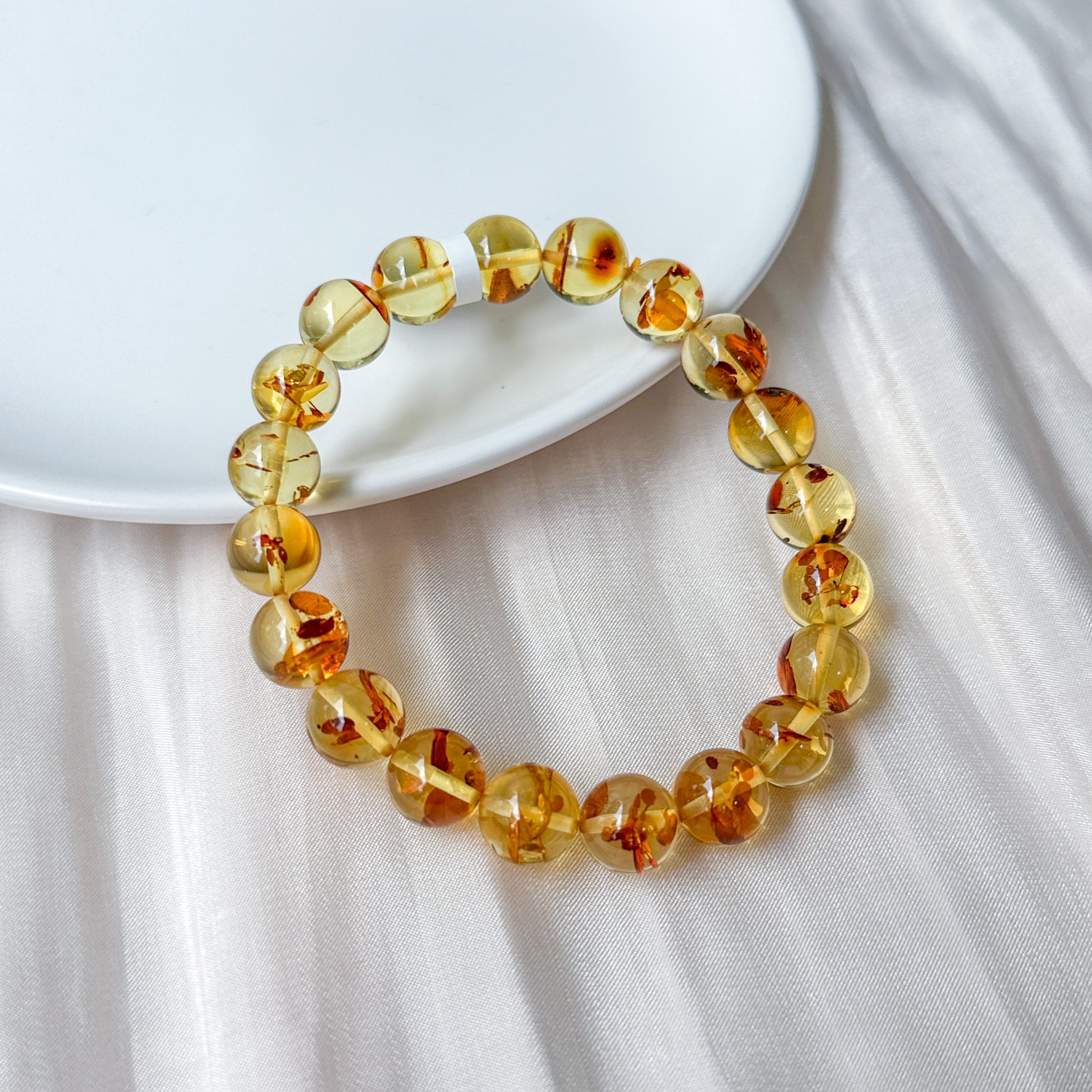 Natural Amber AAA 9mm Bracelet