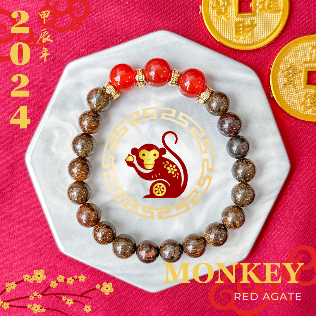 Monkey - 2024 Lucky Zodiac Bracelet