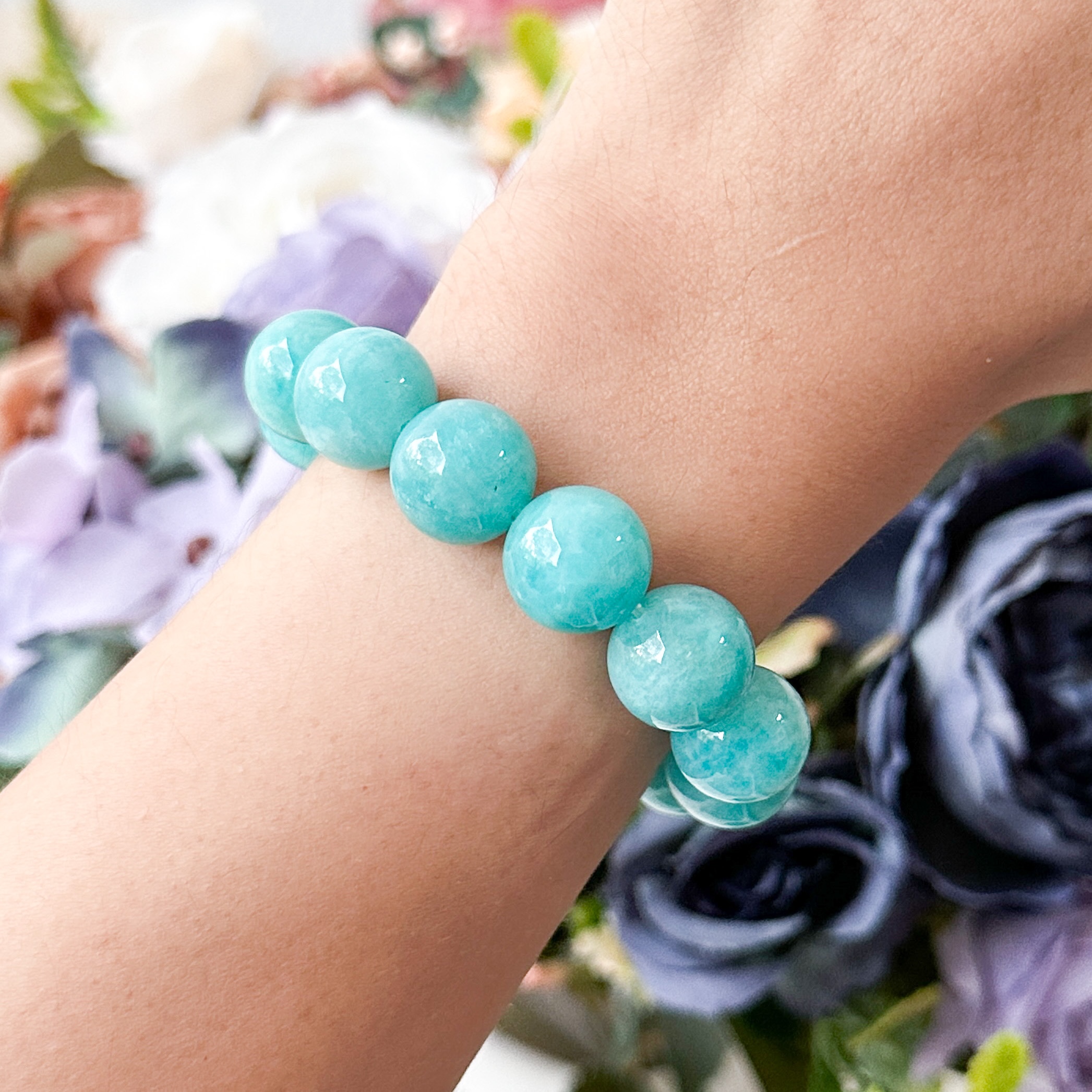 Amazonite 11-12mm Bracelet
