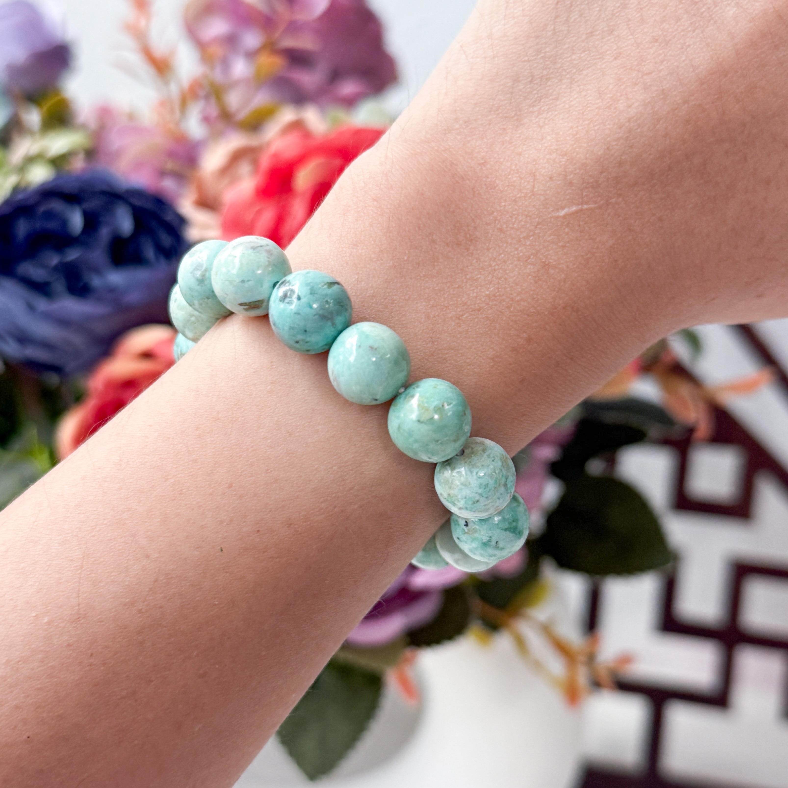 Peruvian Turquoise 10mm Bracelet