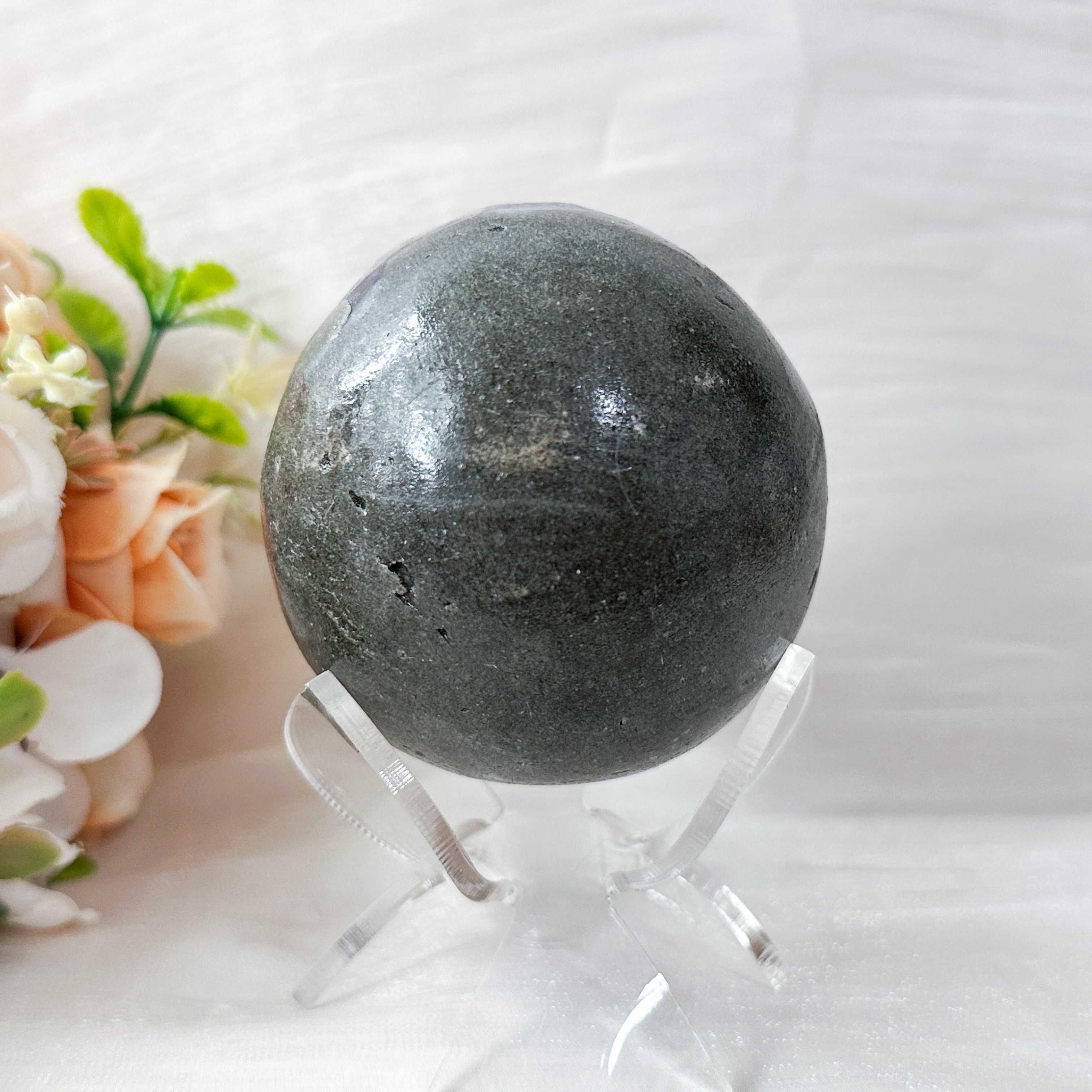 Amethyst Raw Sphere w Sphere Stand