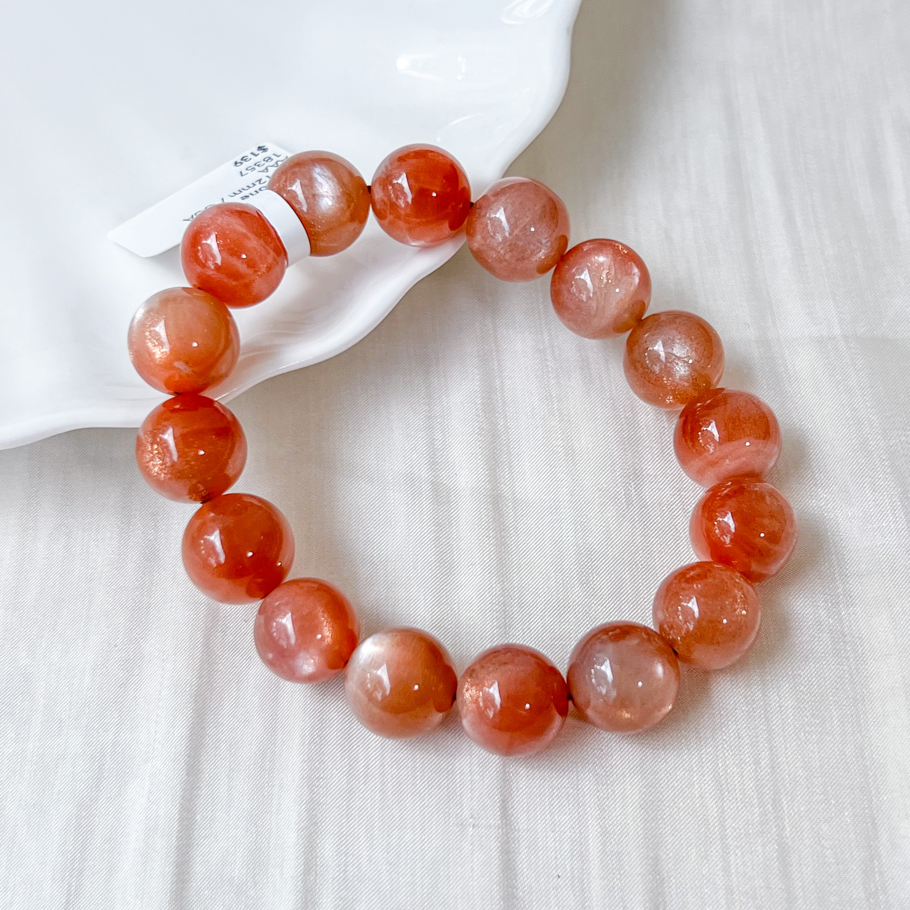 Sunstone 11-12mm AAA Bracelet
