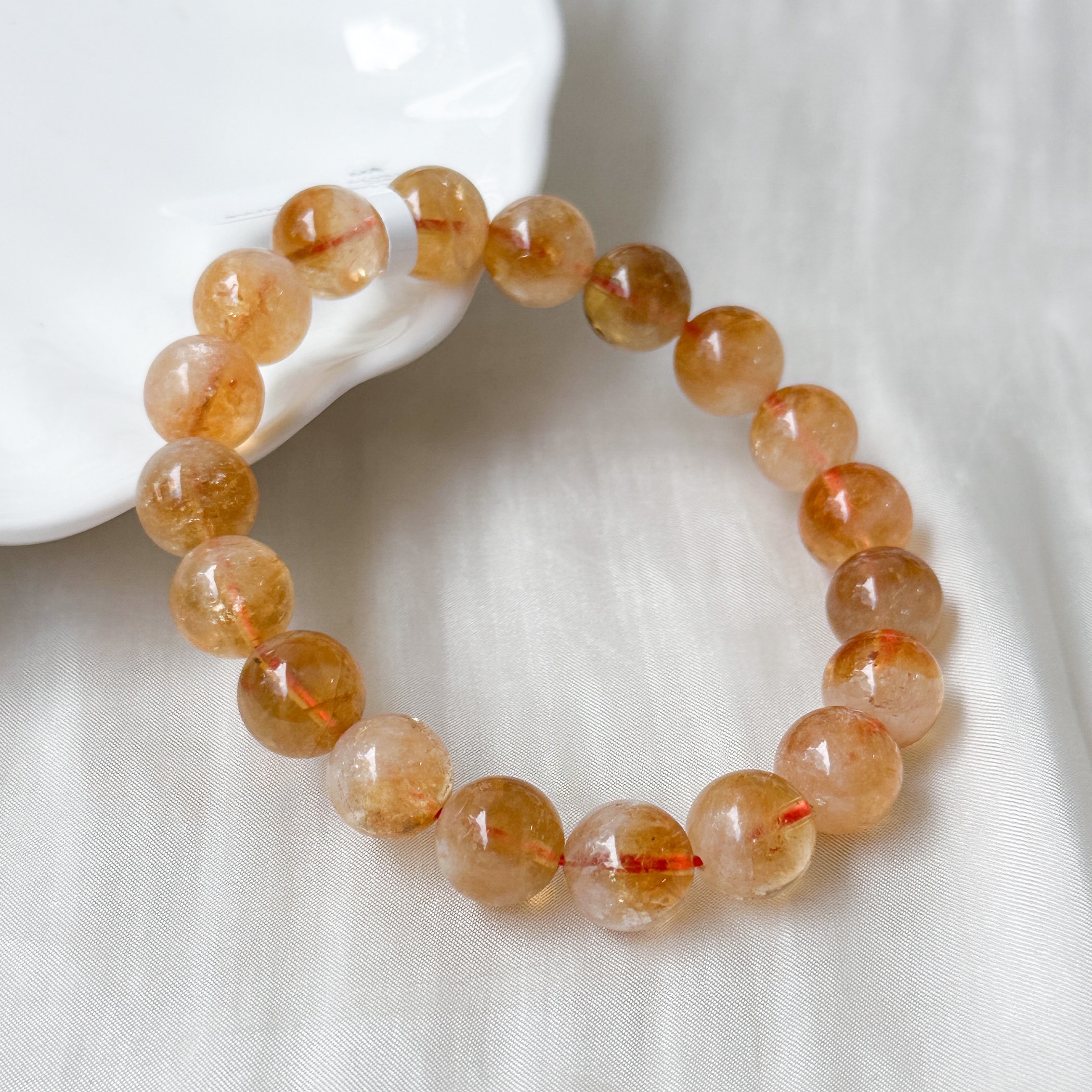 Wealth Bucket Citrine 10-11mm AAA Bracelet