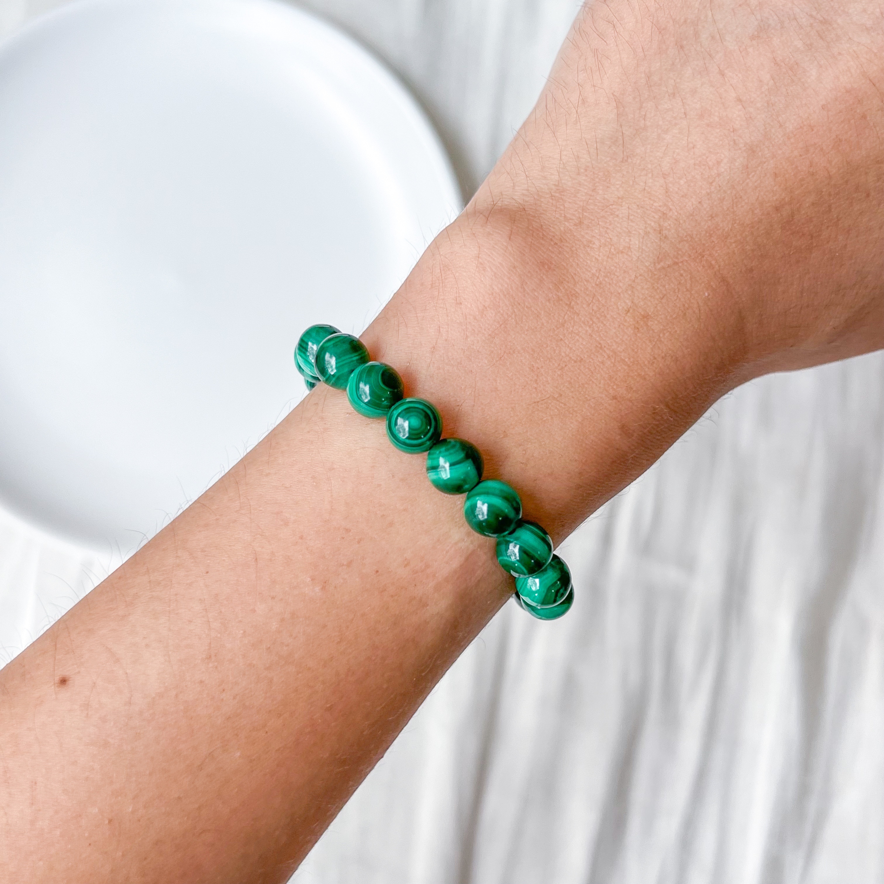Malachite 7+mm Bracelet