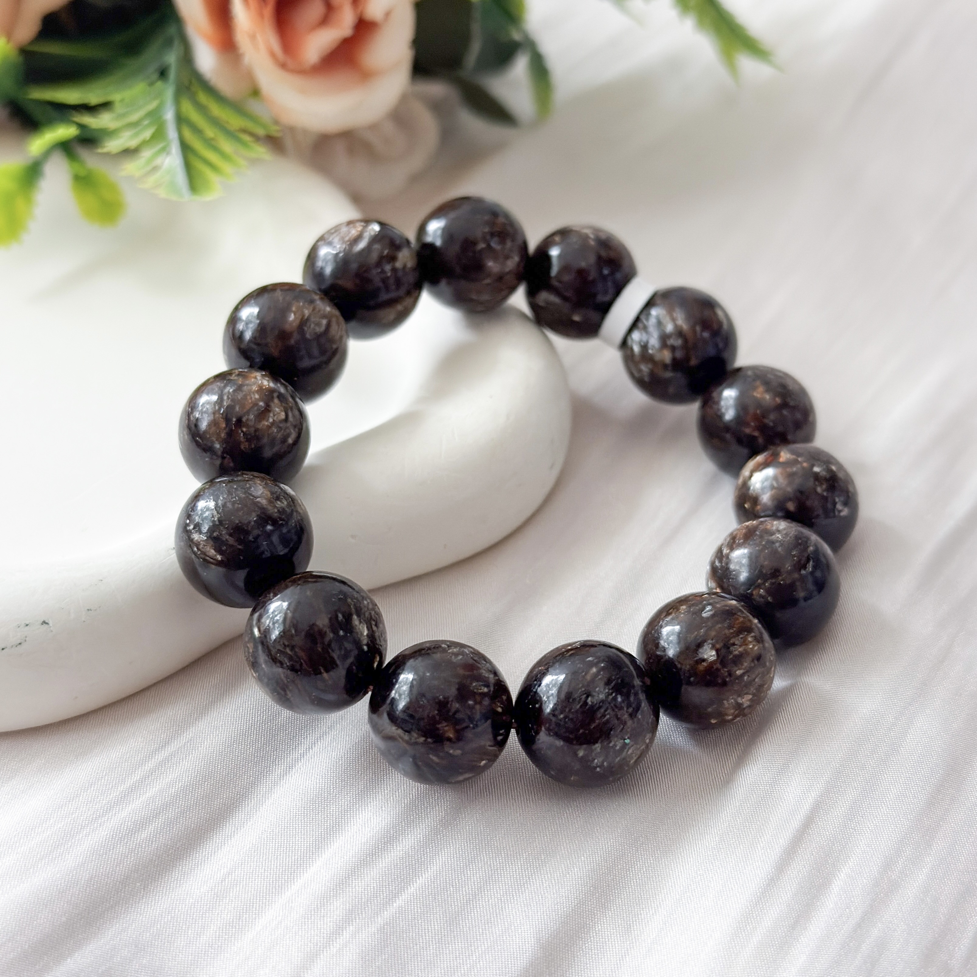 Brown Mica 15+mm AAA+ Bracelet