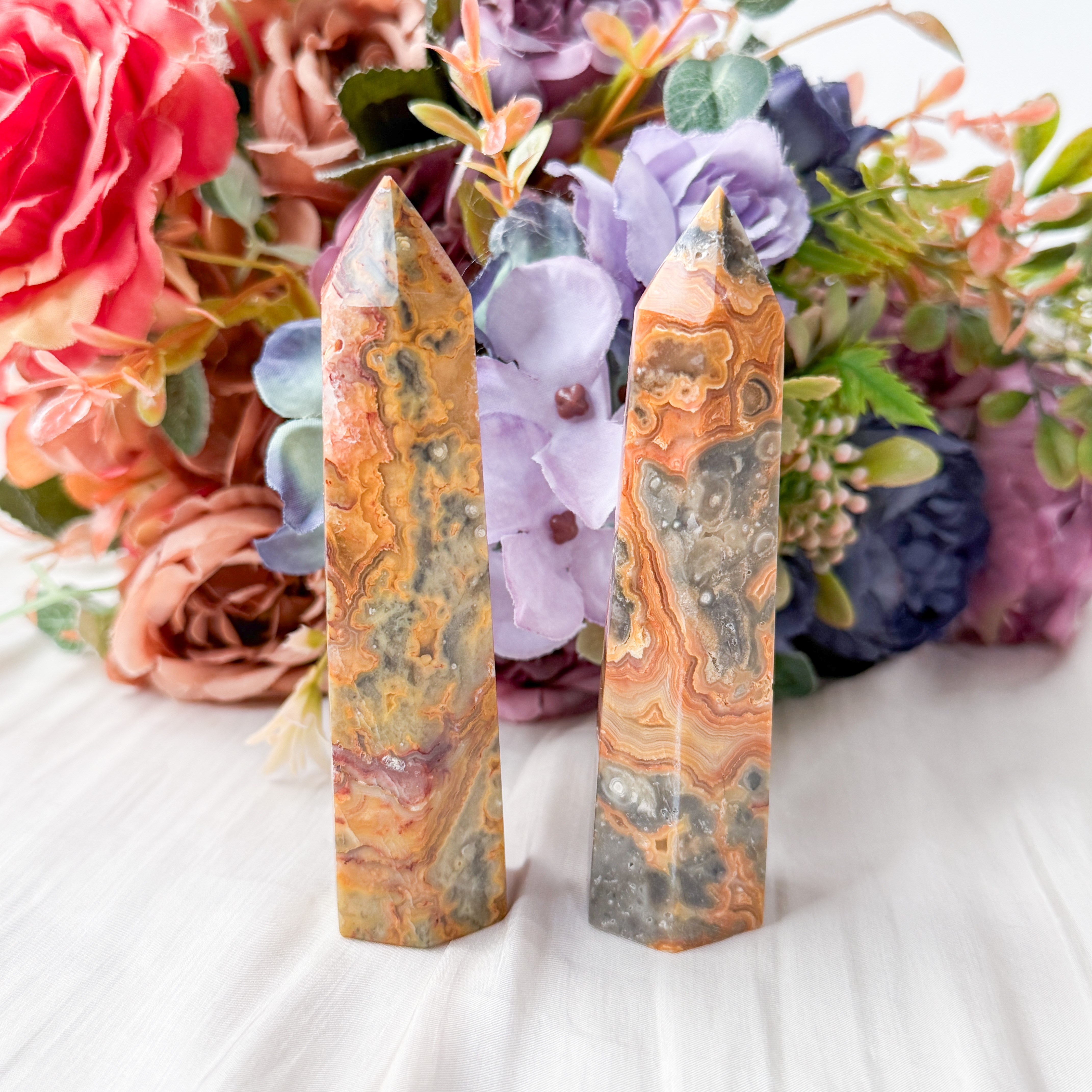 Crazy Lace Agate Pointer