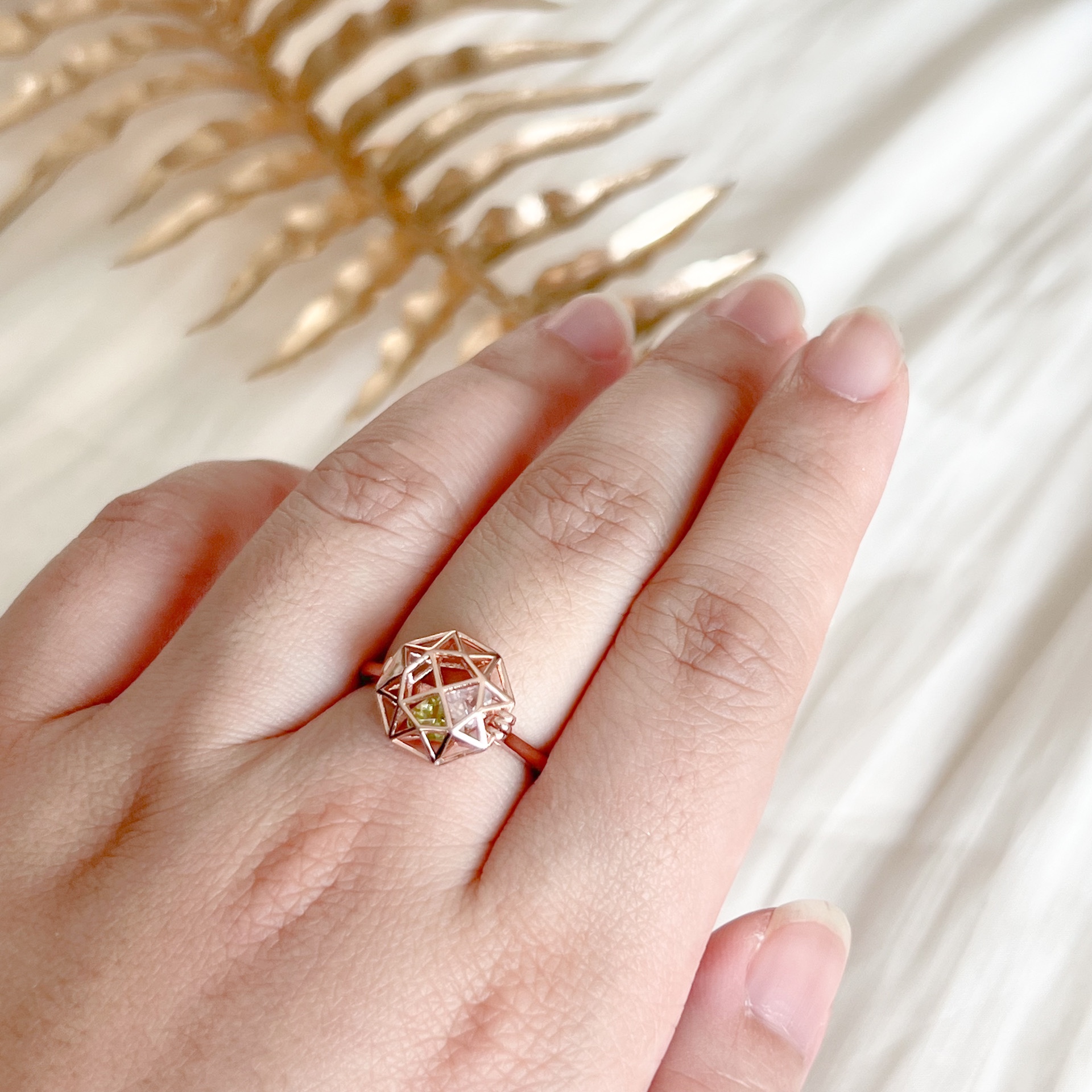 Green Jewel Ring - S925