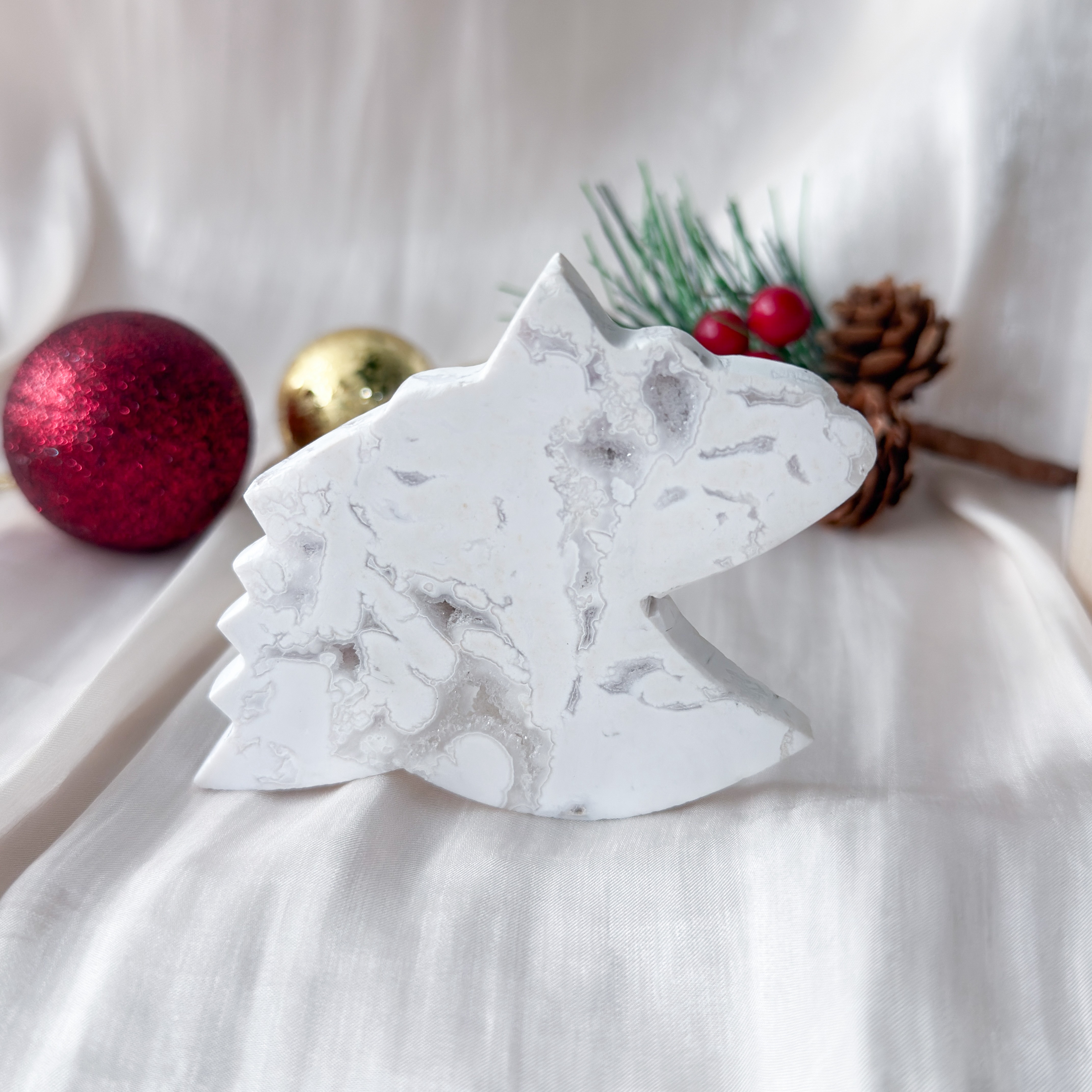 White Plume Druzy Agate Unicorn [Black Friday]