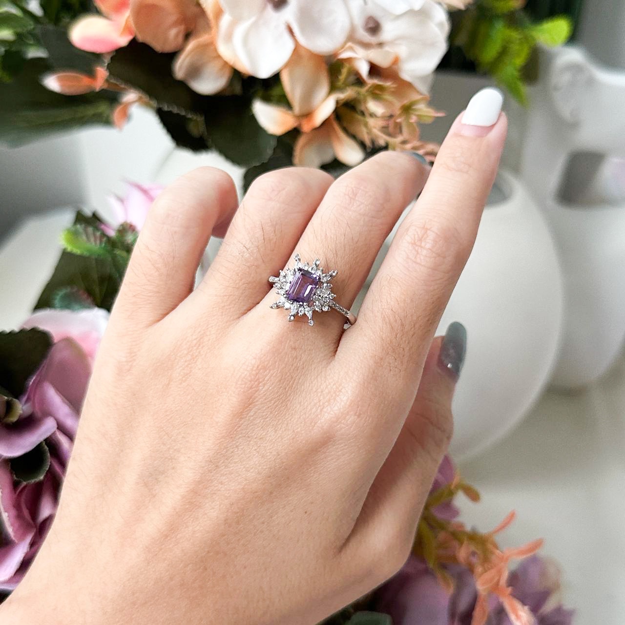 Amethyst Ring - S925