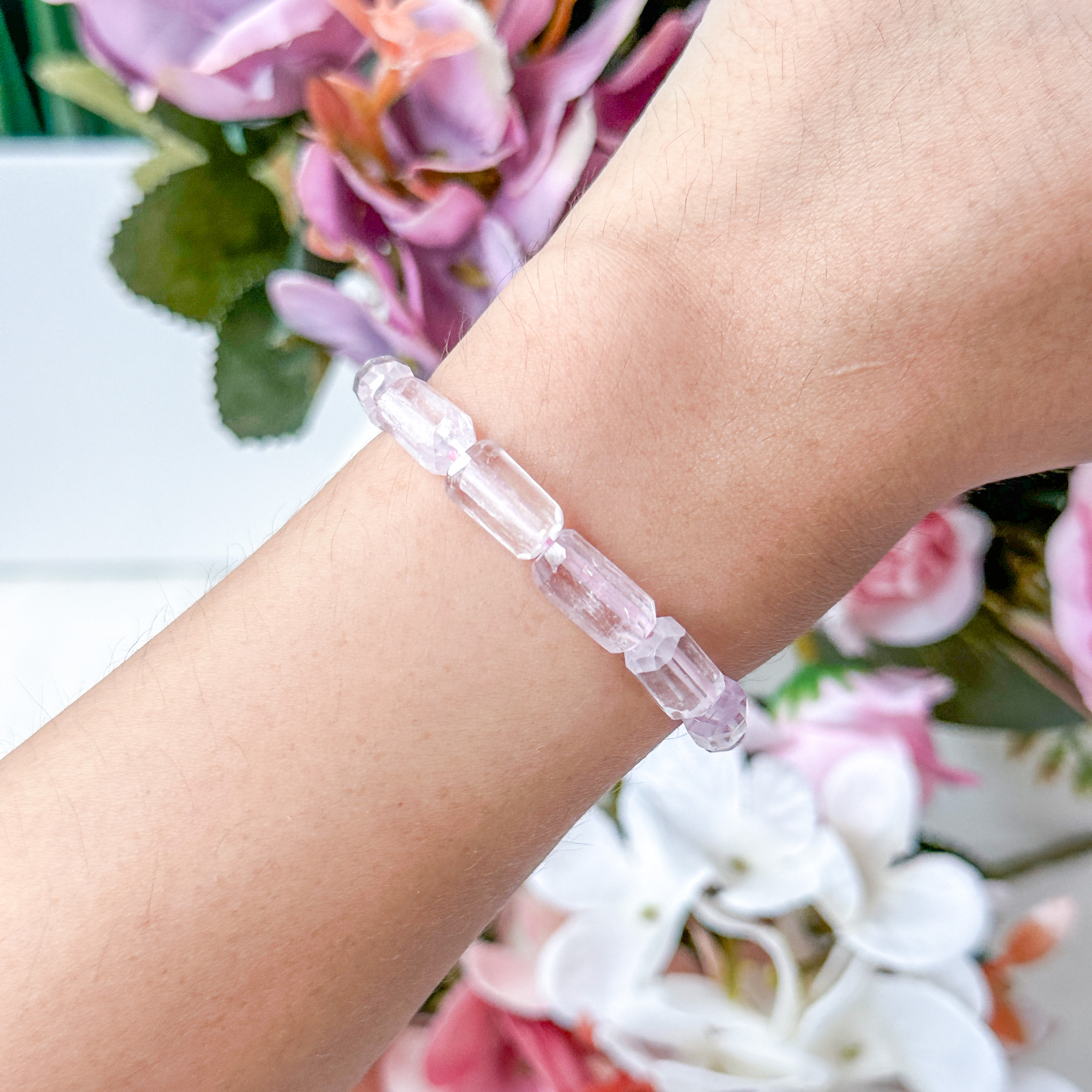 Kunzite Irregular AAA Bracelet