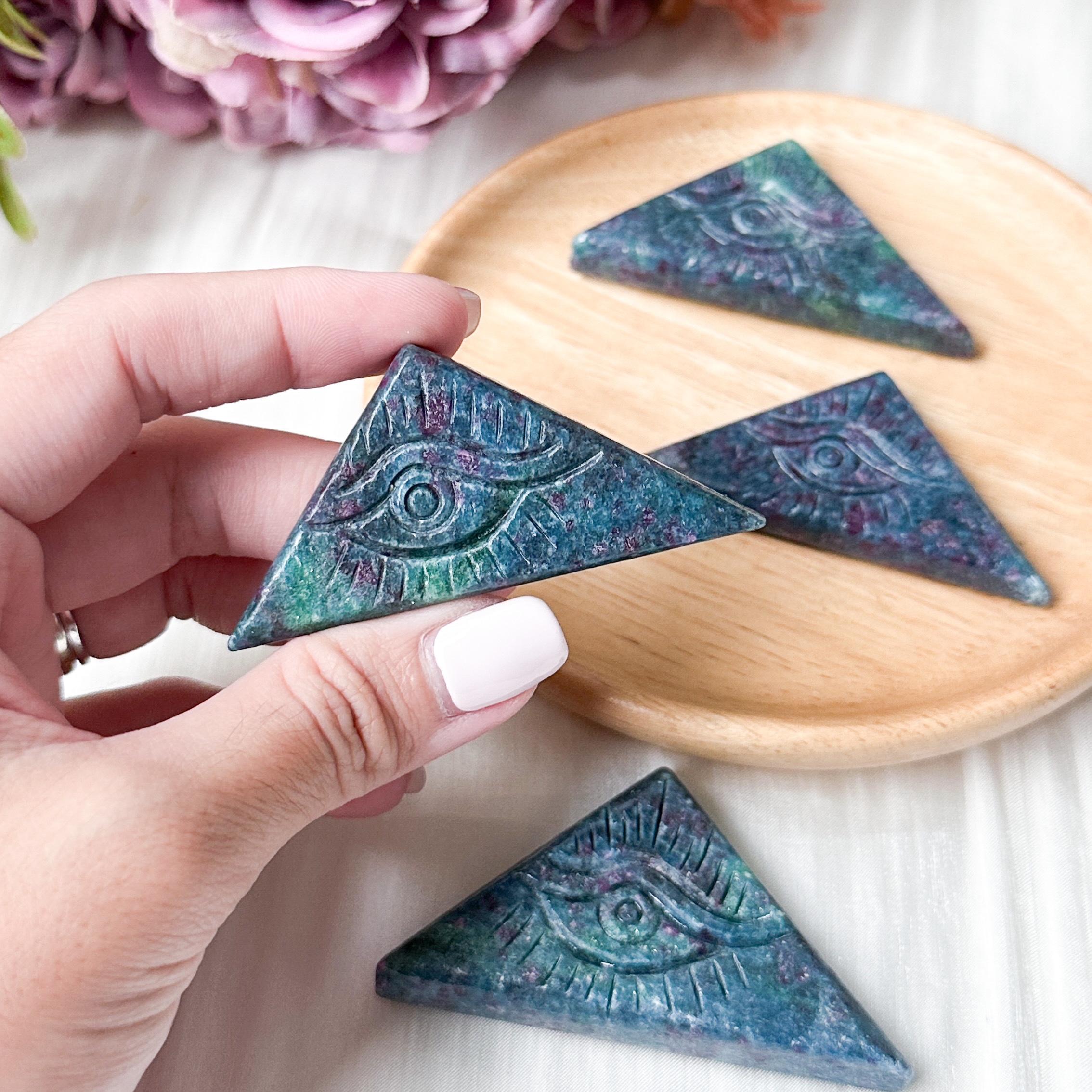 Ruby Fuchsite Evil Eye