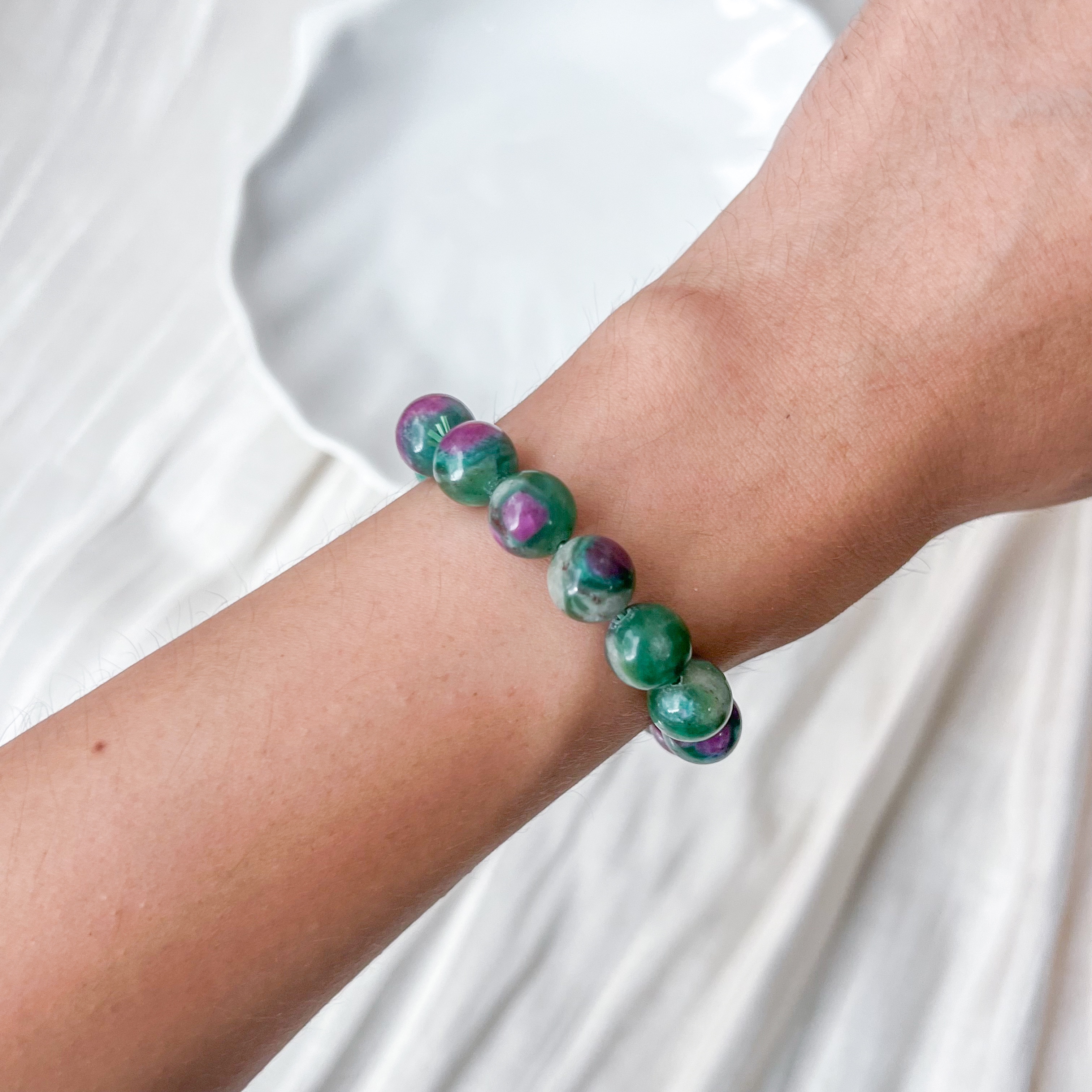 Ruby Fuschite AAA+ Bracelet