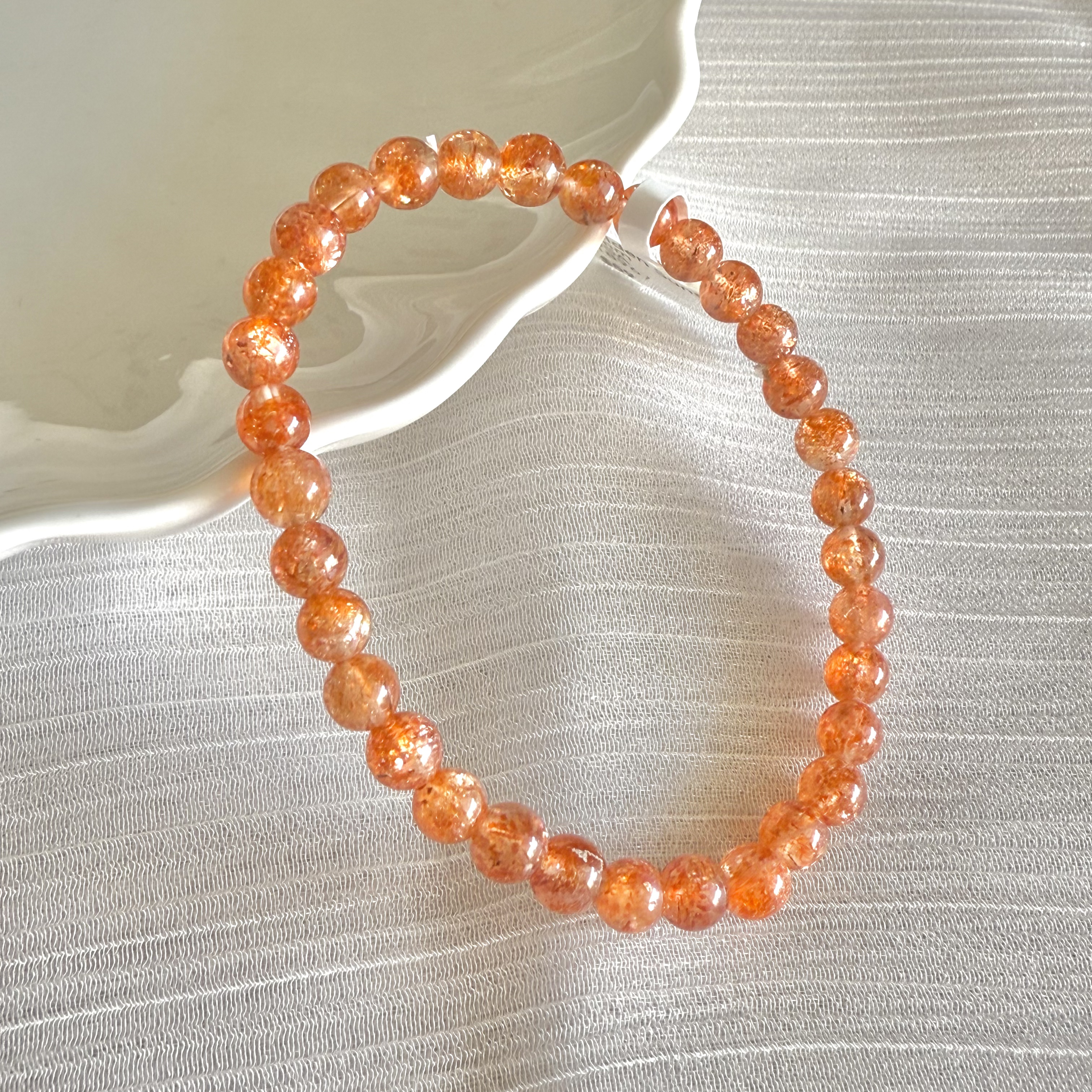 Golden Sunstone 5mm Bracelet