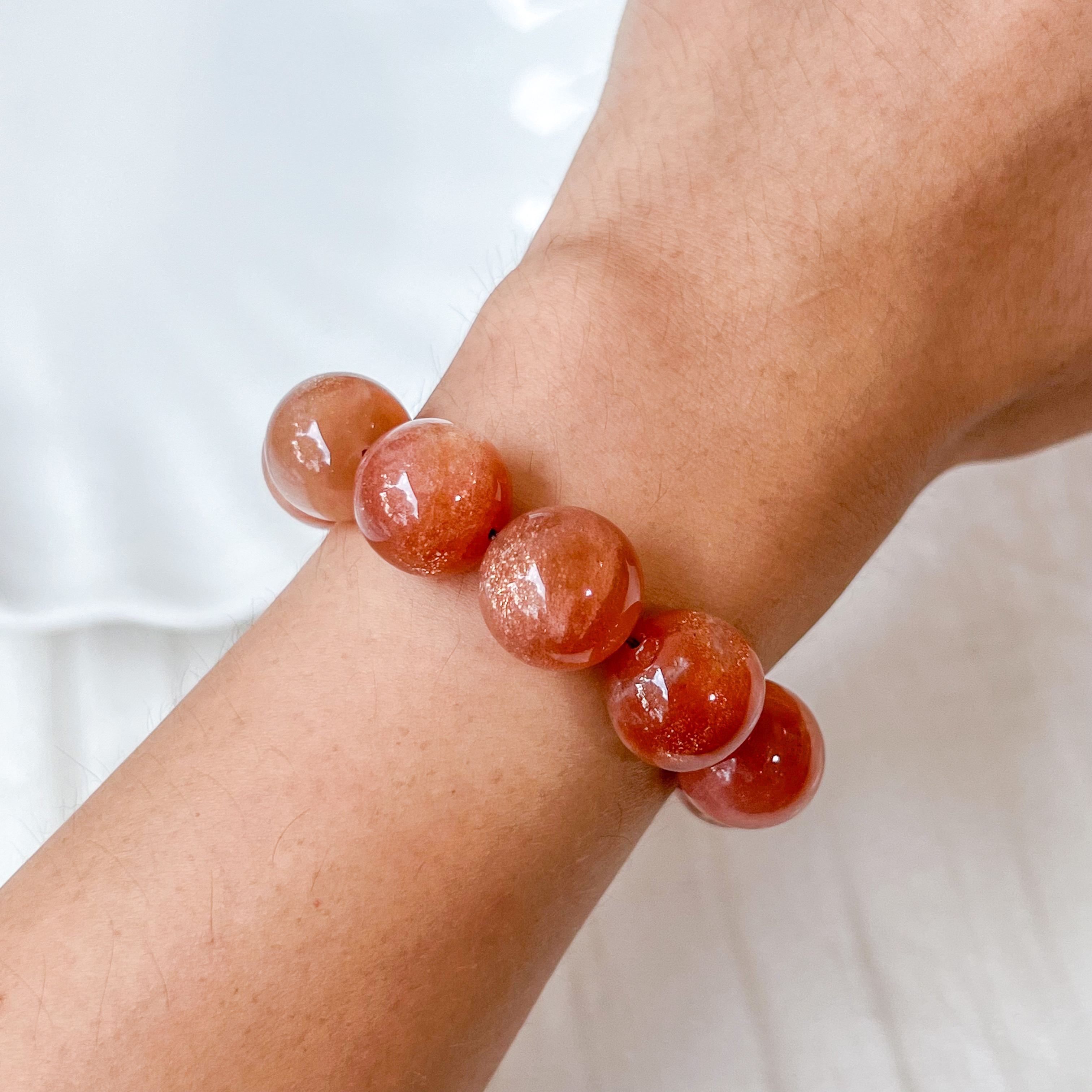 Sunstone 13-14mm AAA Bracelet