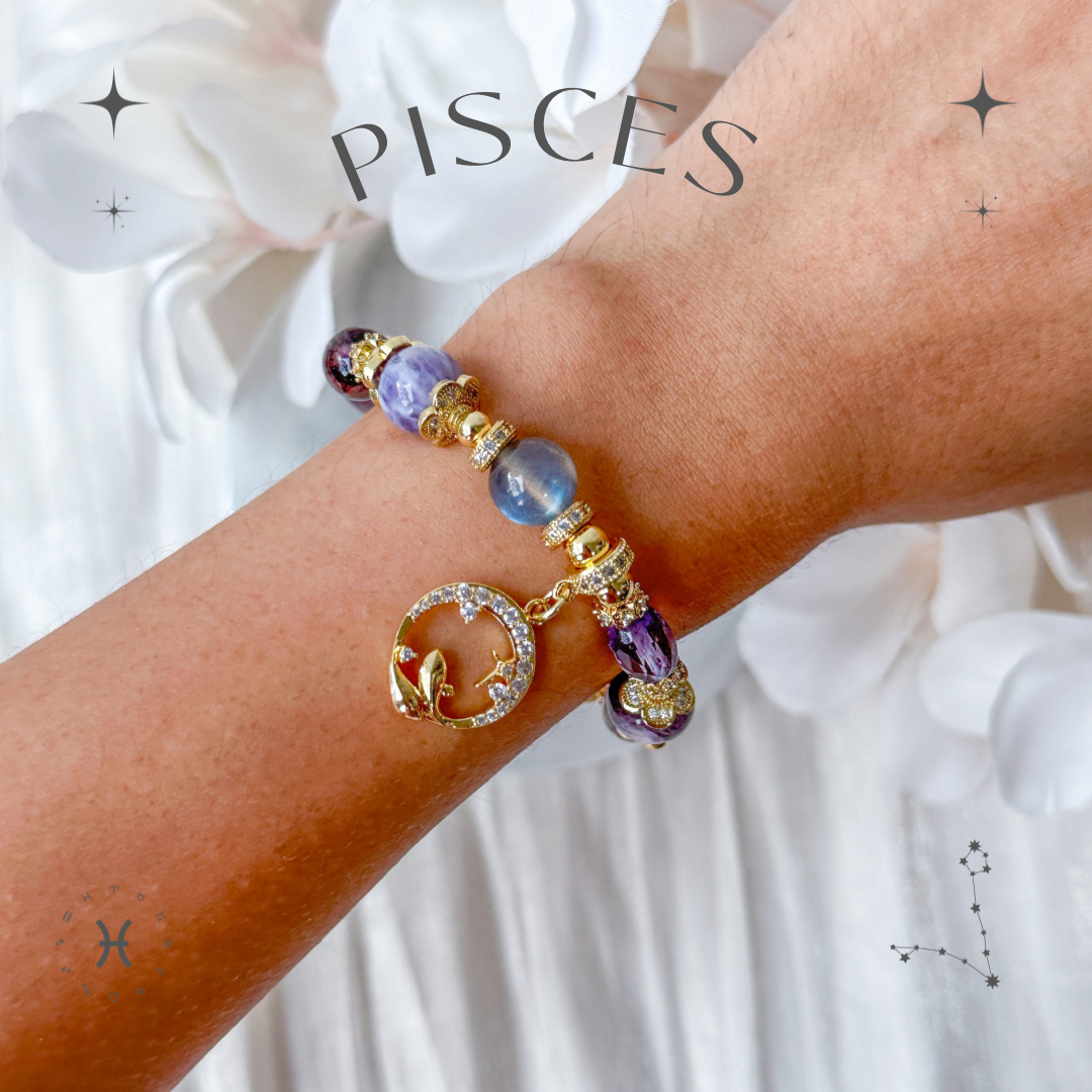 Pisces ♓ (February 19 – March 20) - Horoscope Bracelet