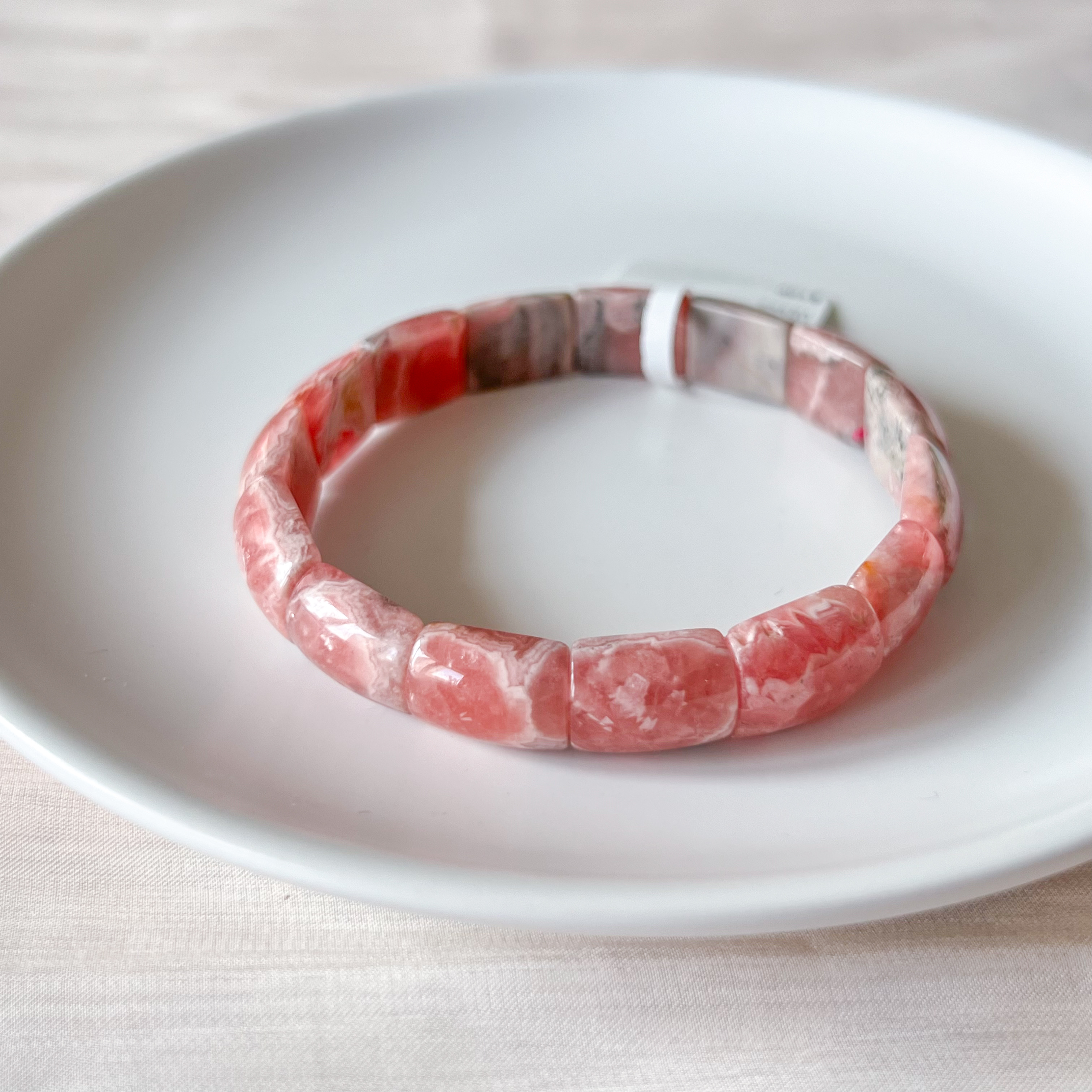 Rhodochrosite Rect Bracelet
