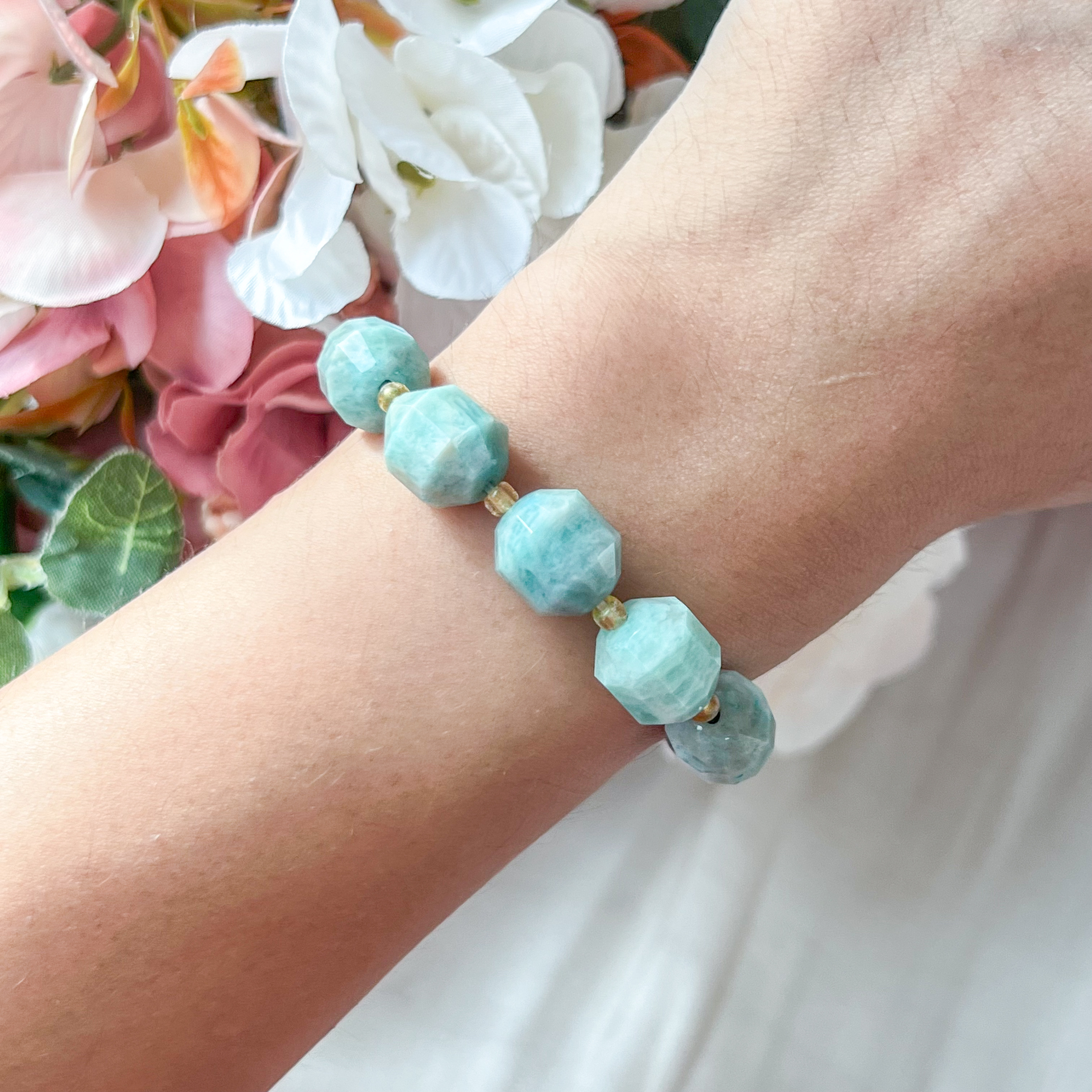 Amazonite Geometric Bracelet