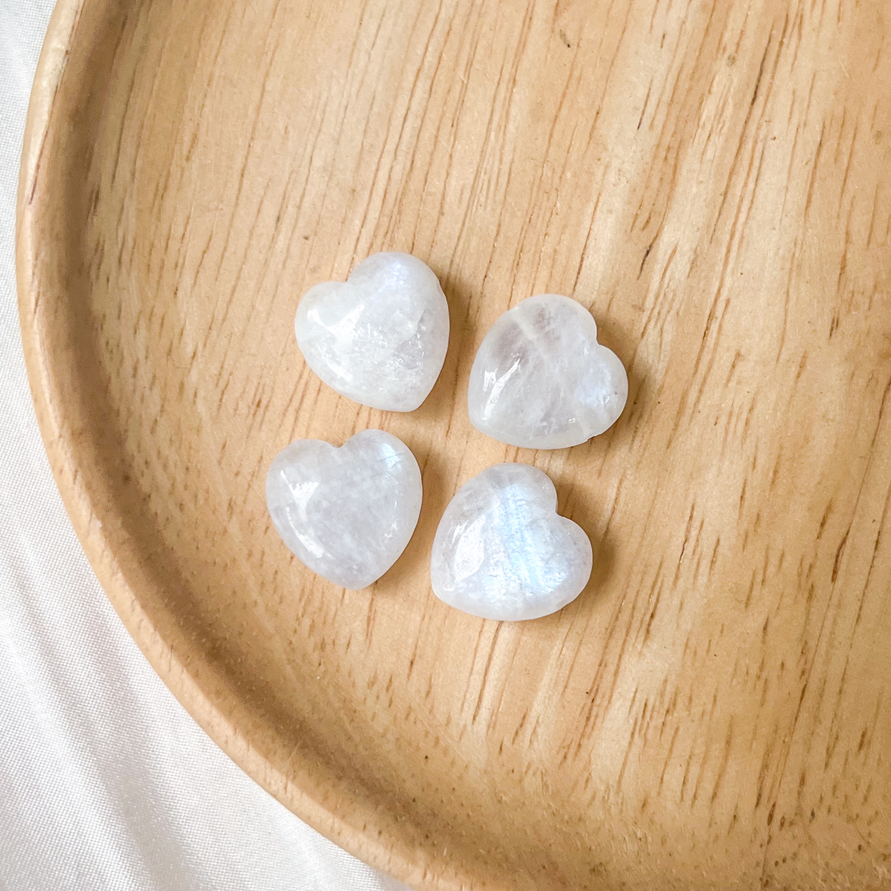 Moonstone Heart Ala Carte Bead