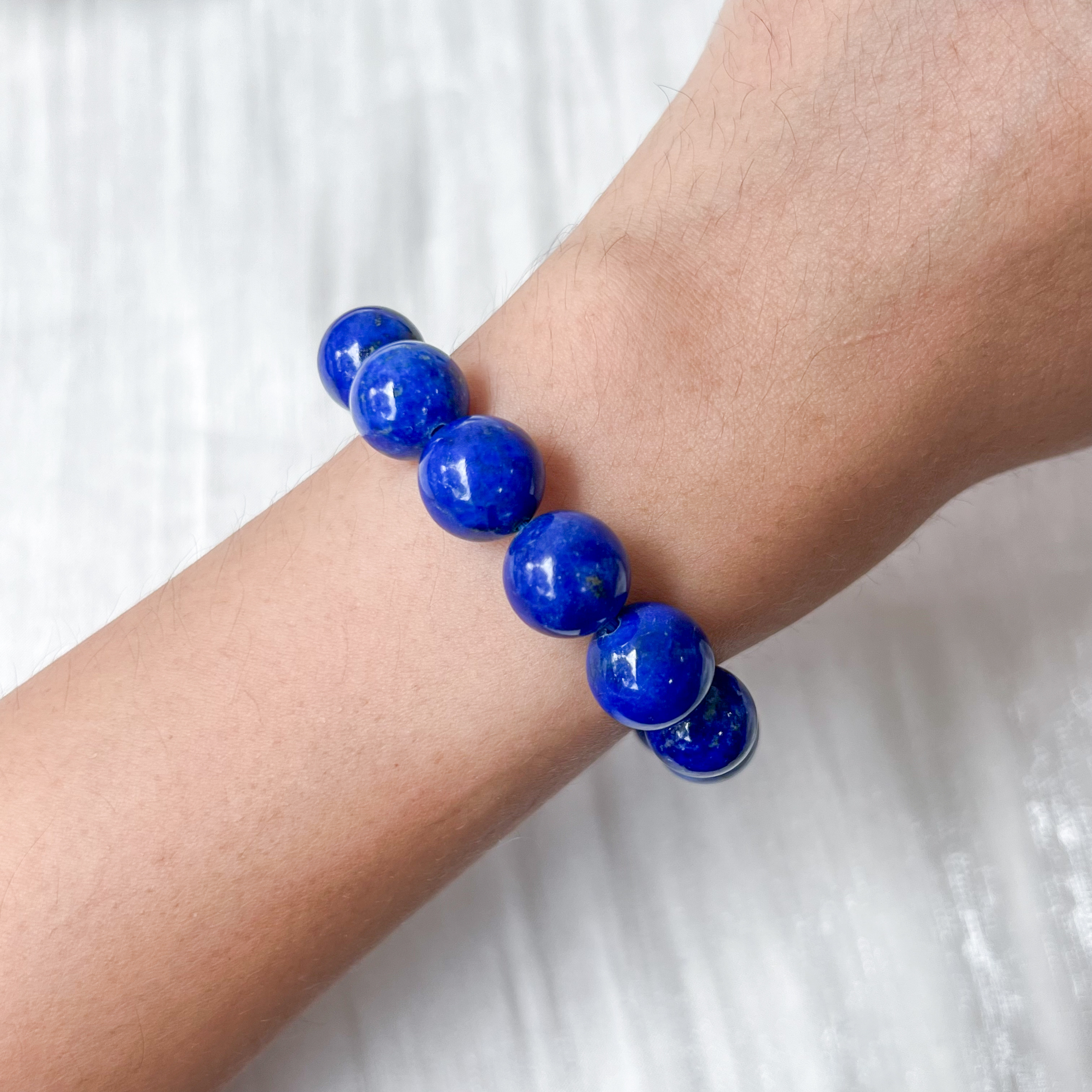 Lapis Lazuli 11-12mm AAA+ Bracelet