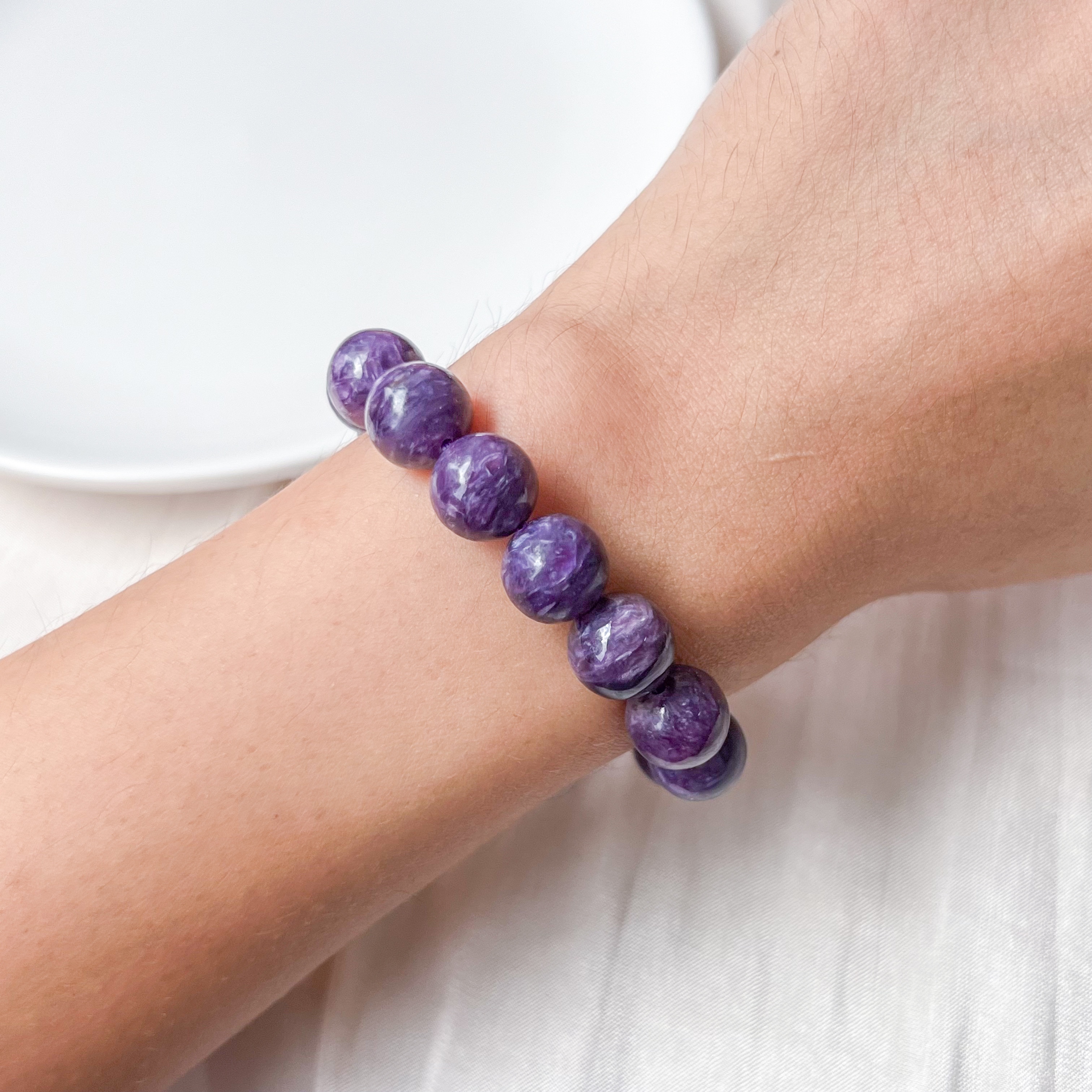 Charoite 10mm AAA+ Bracelet
