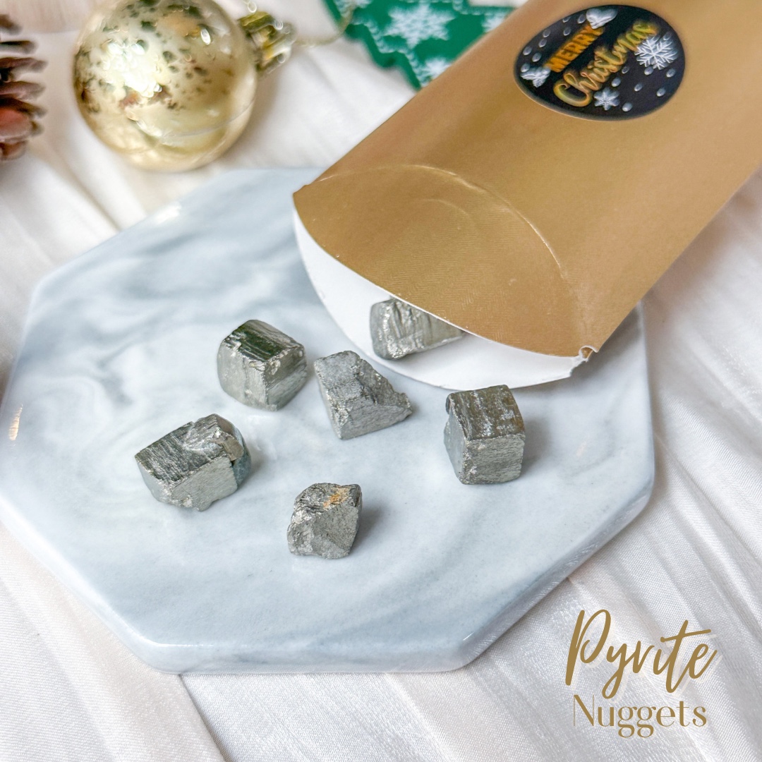 Iron Pyrite Nuggets Pack (8pcs)