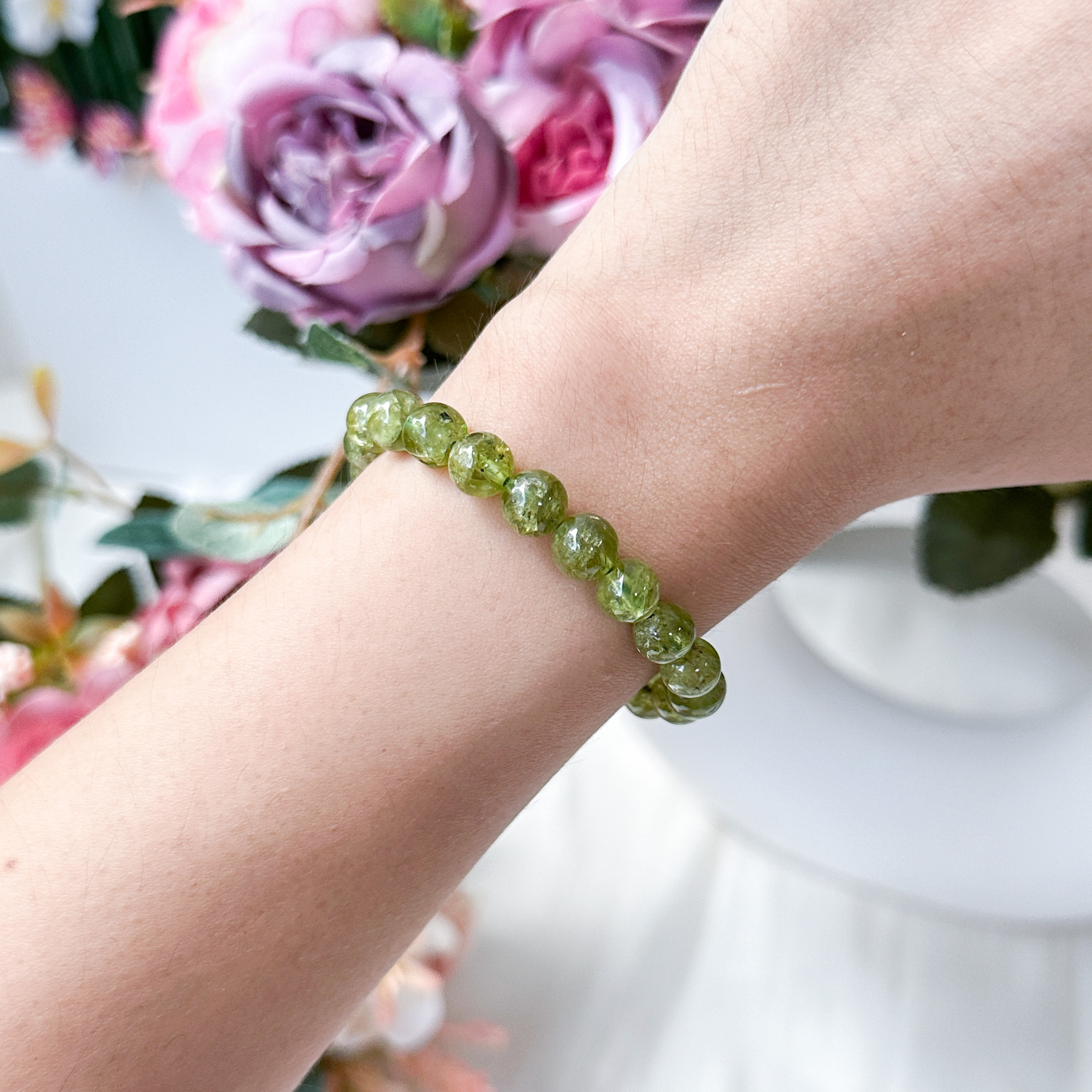Peridot 6+mm AAA+ Bracelet