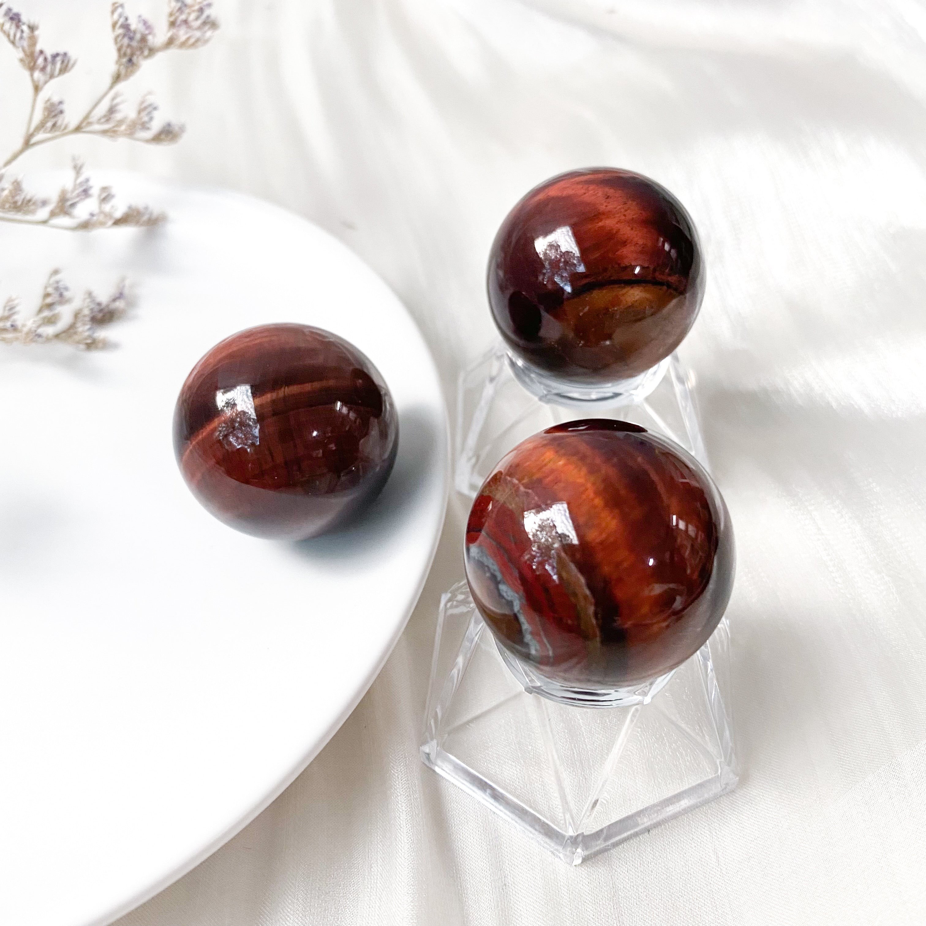Red Tiger Eye 30mm Sphere