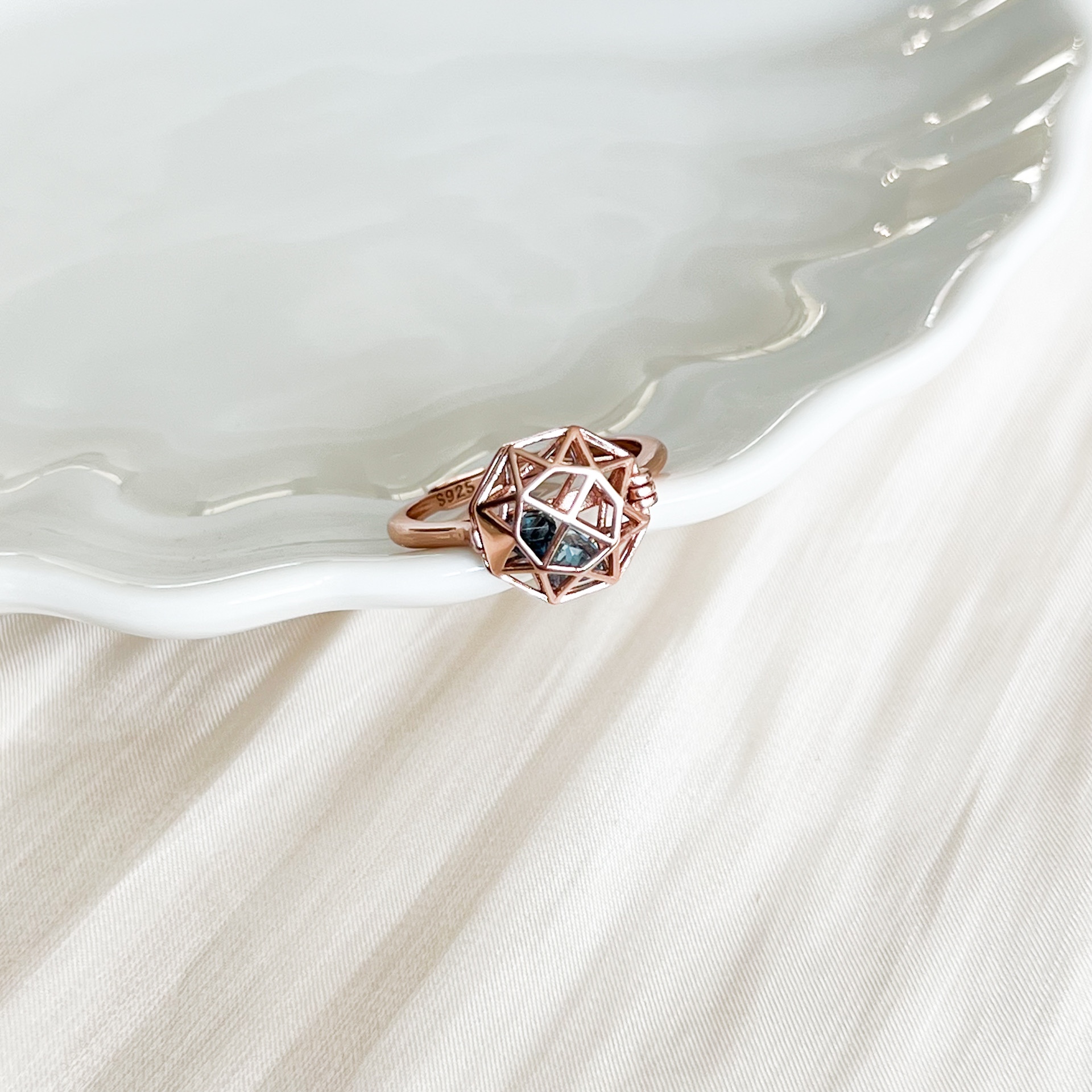 Blue Jewel Ring - S925