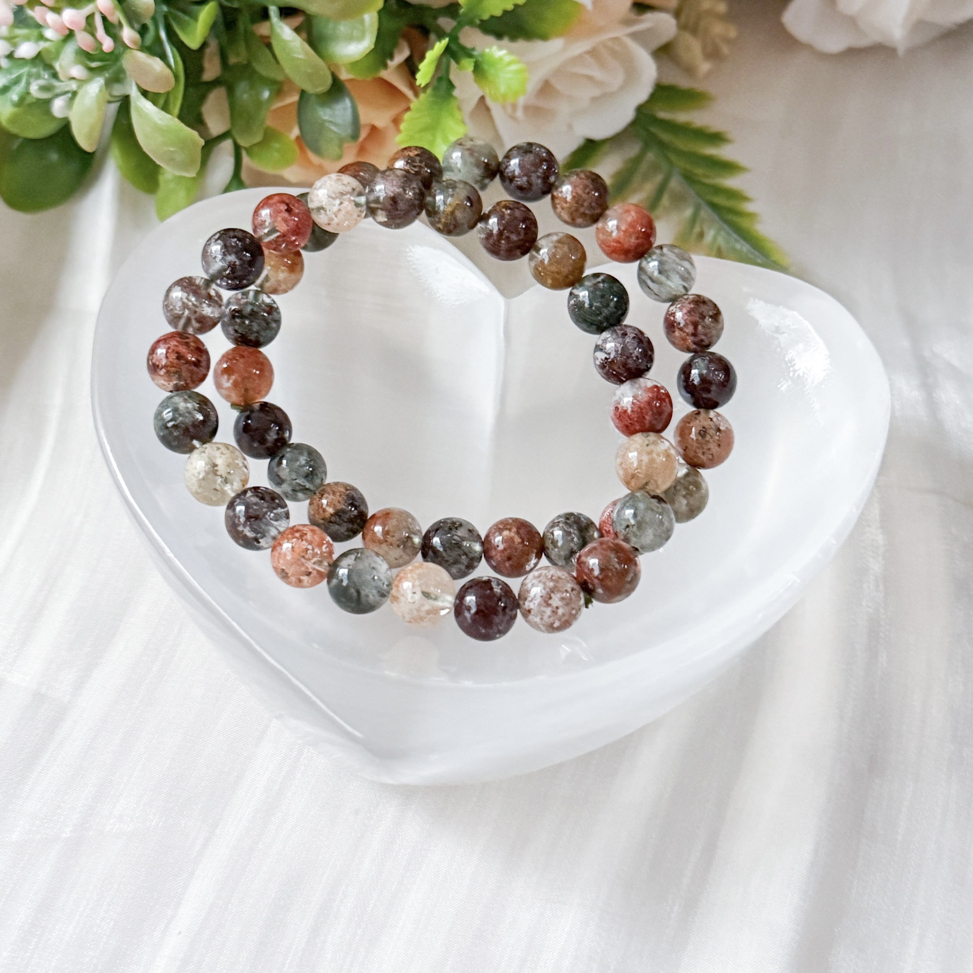 Selenite Heart Bowl (L)