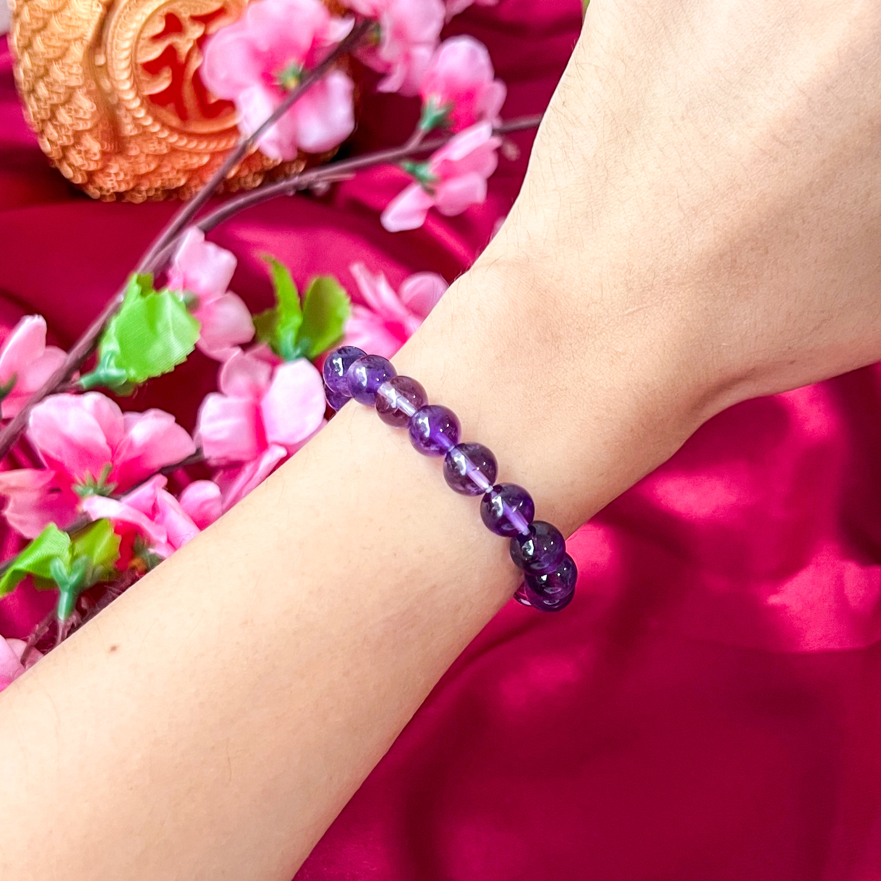 Amethyst 8mm AAA Bracelet