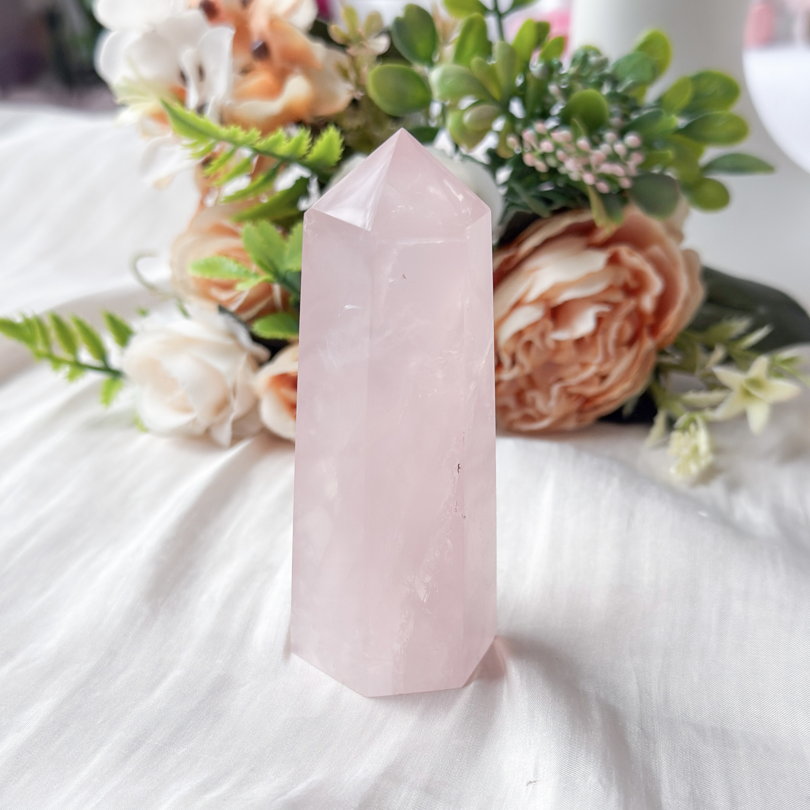 Rose Quartz Pointer