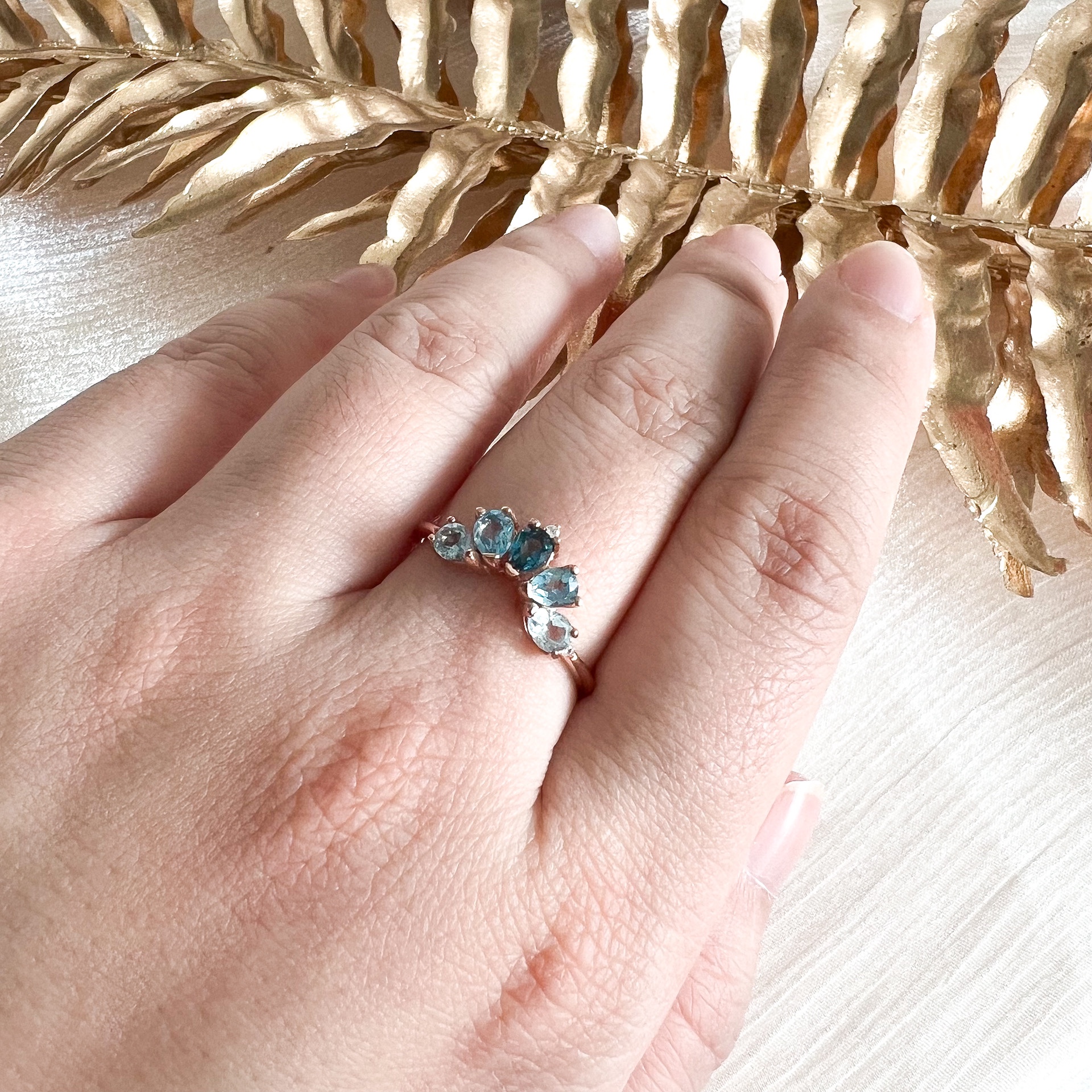 London & Blue Topaz Ring - S925