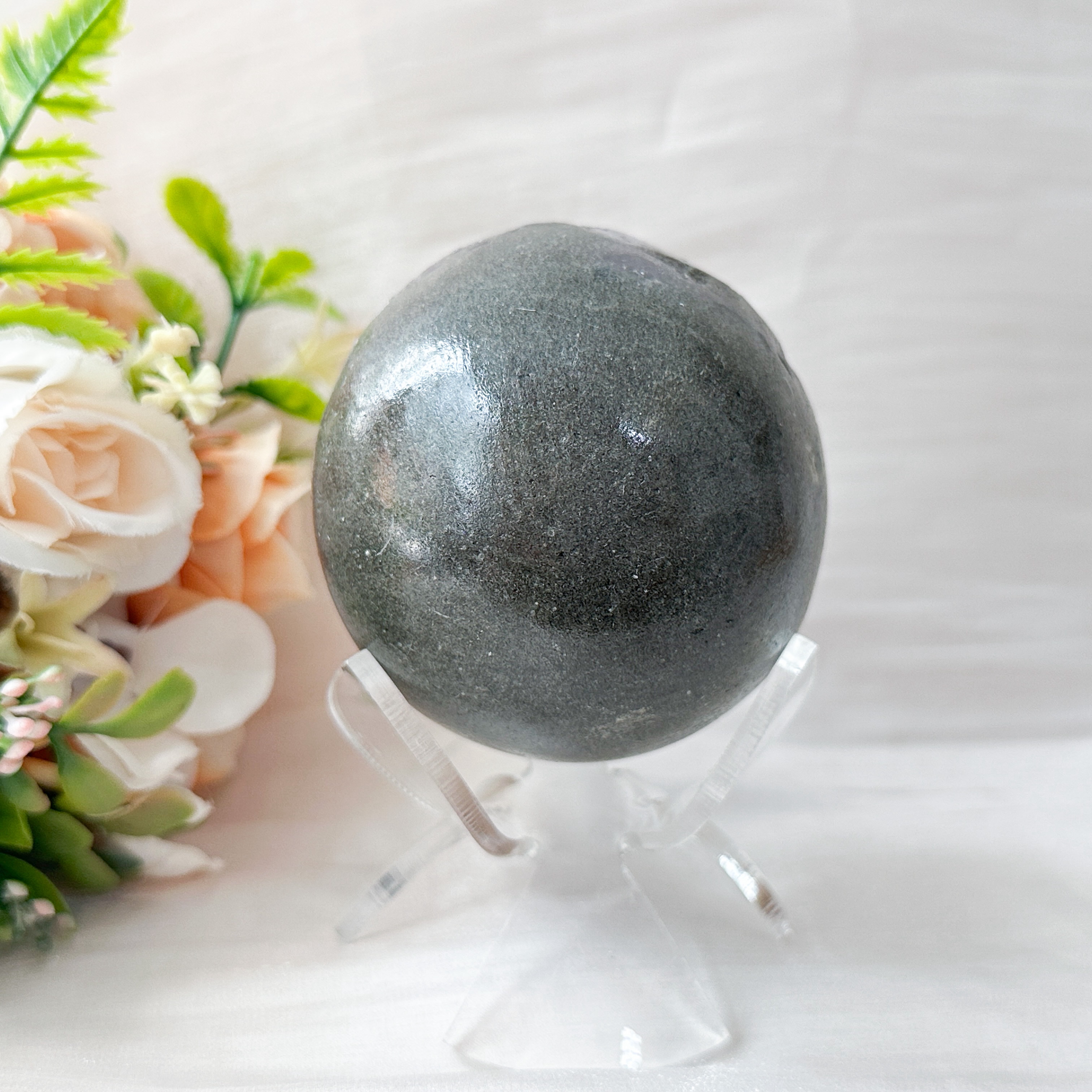 Amethyst Raw Sphere w Sphere Stand