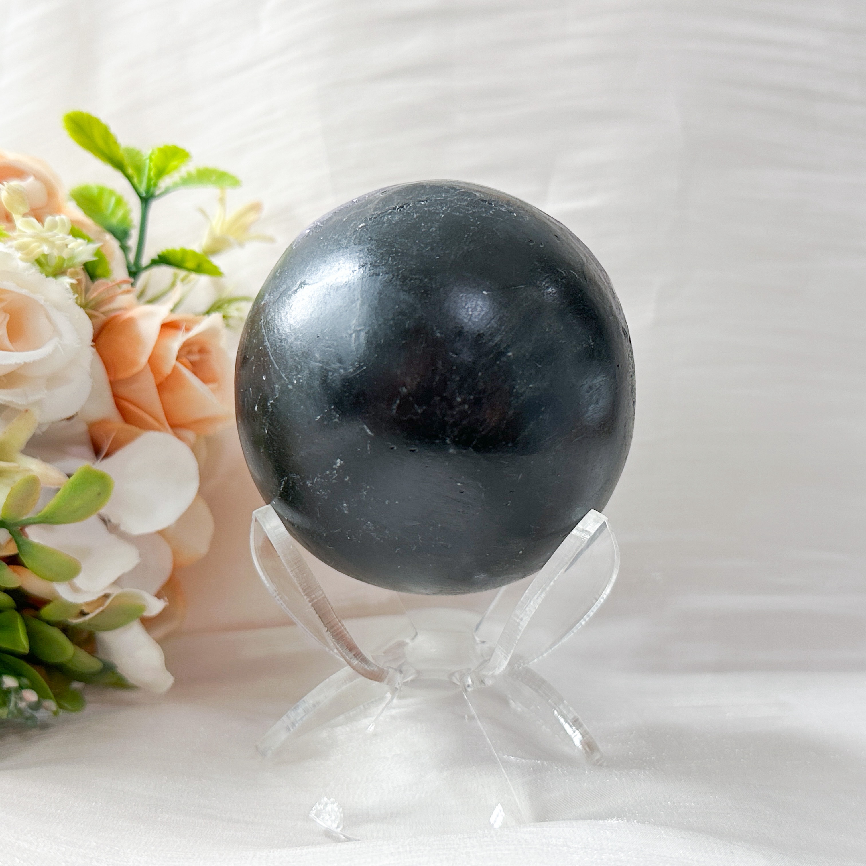 Amethyst Raw Sphere w Sphere Stand