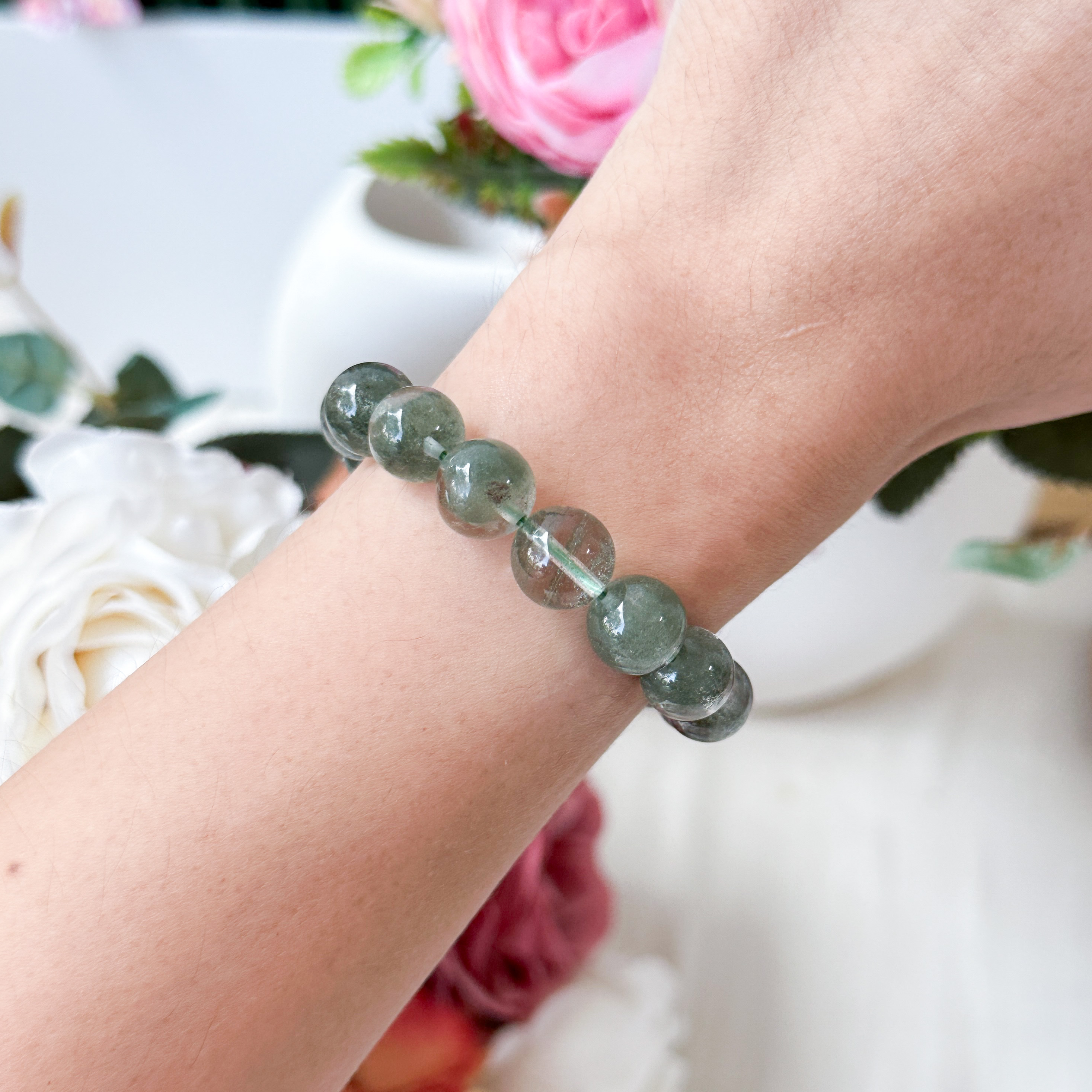 Phantom Quartz 10mm AAA+ Bracelet