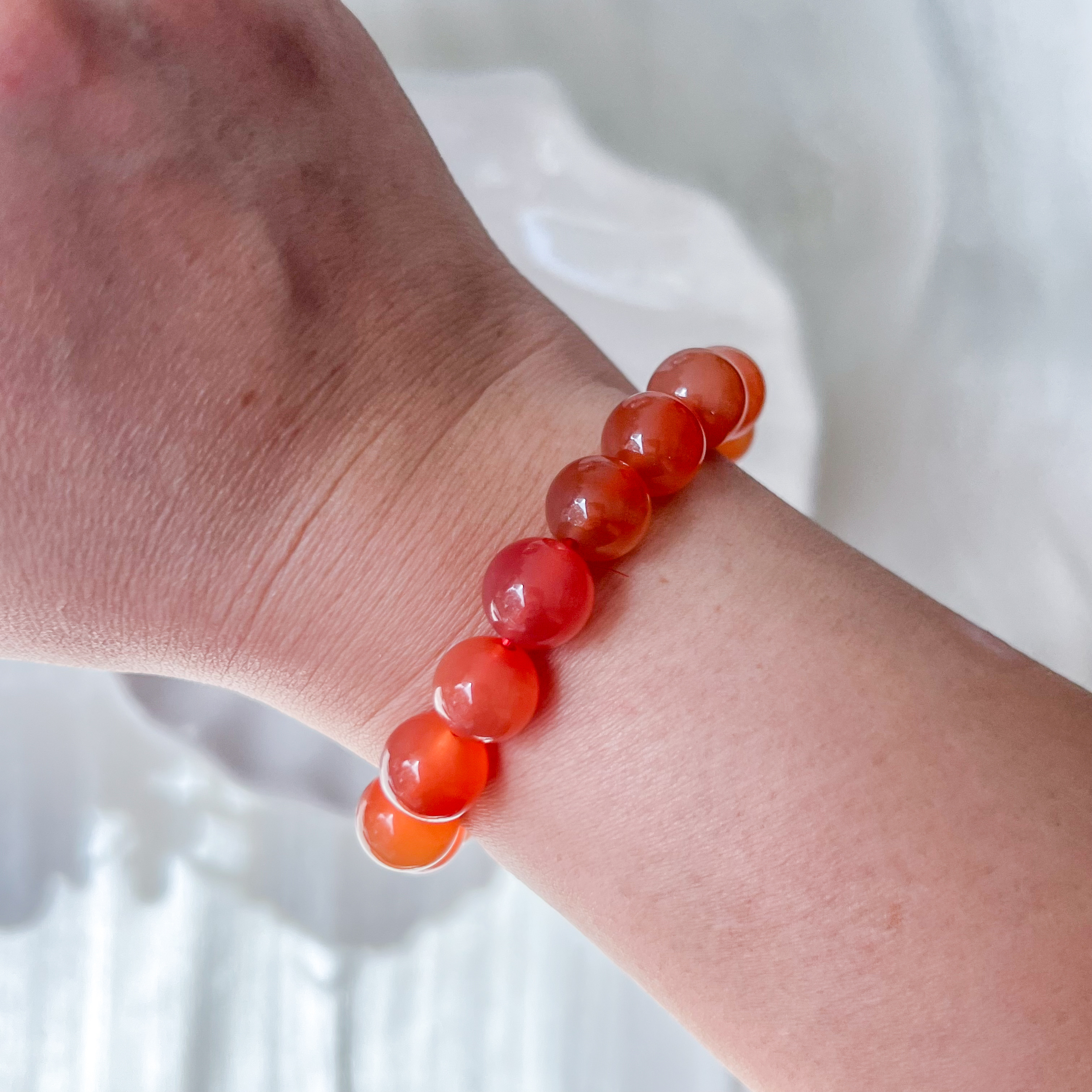 Carnelian 10mm Bracelet
