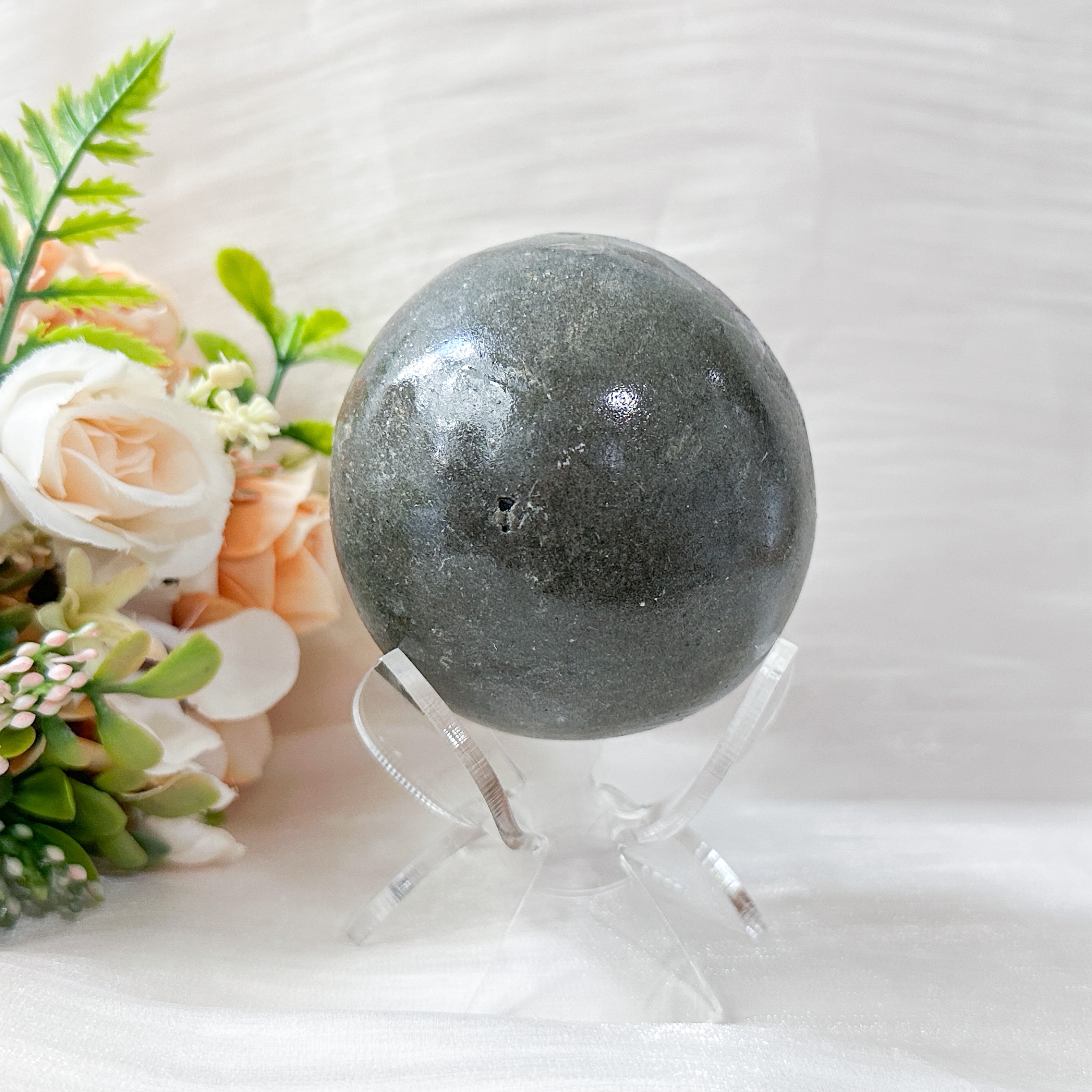 Amethyst Raw Sphere w Sphere Stand