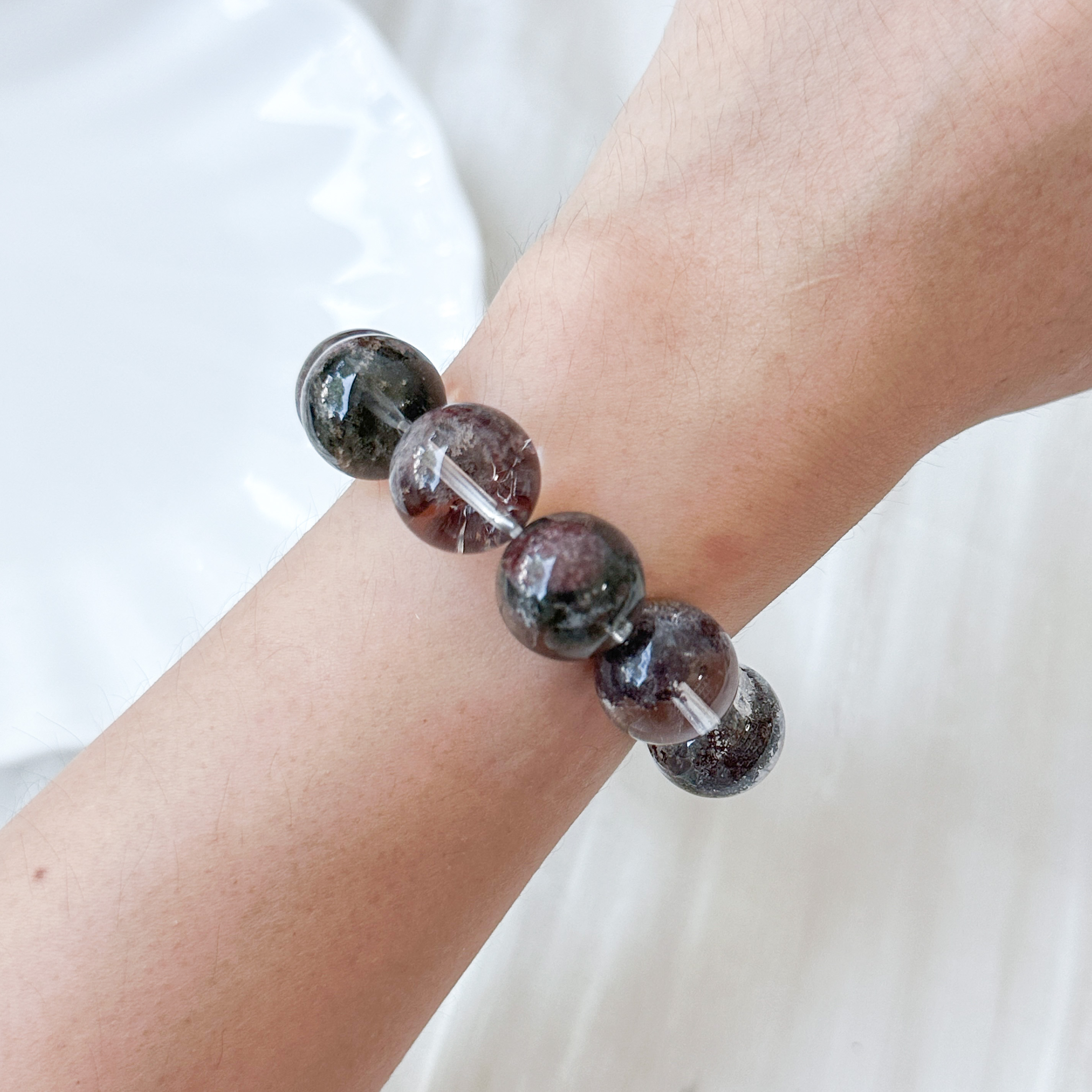 Phantom Quartz 14+mm AAA+ Bracelet