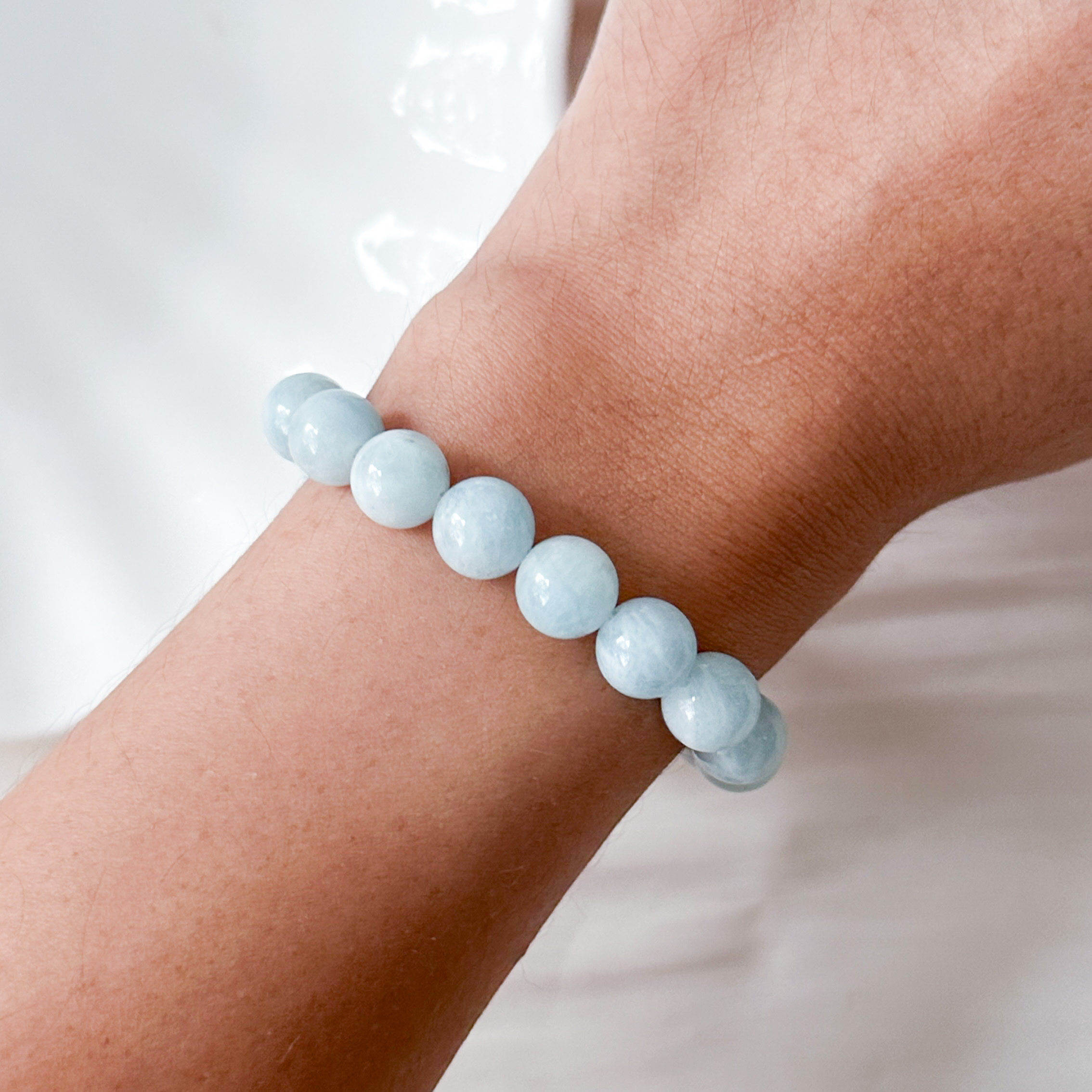 Arctic Aquamarine 8mm Bracelet