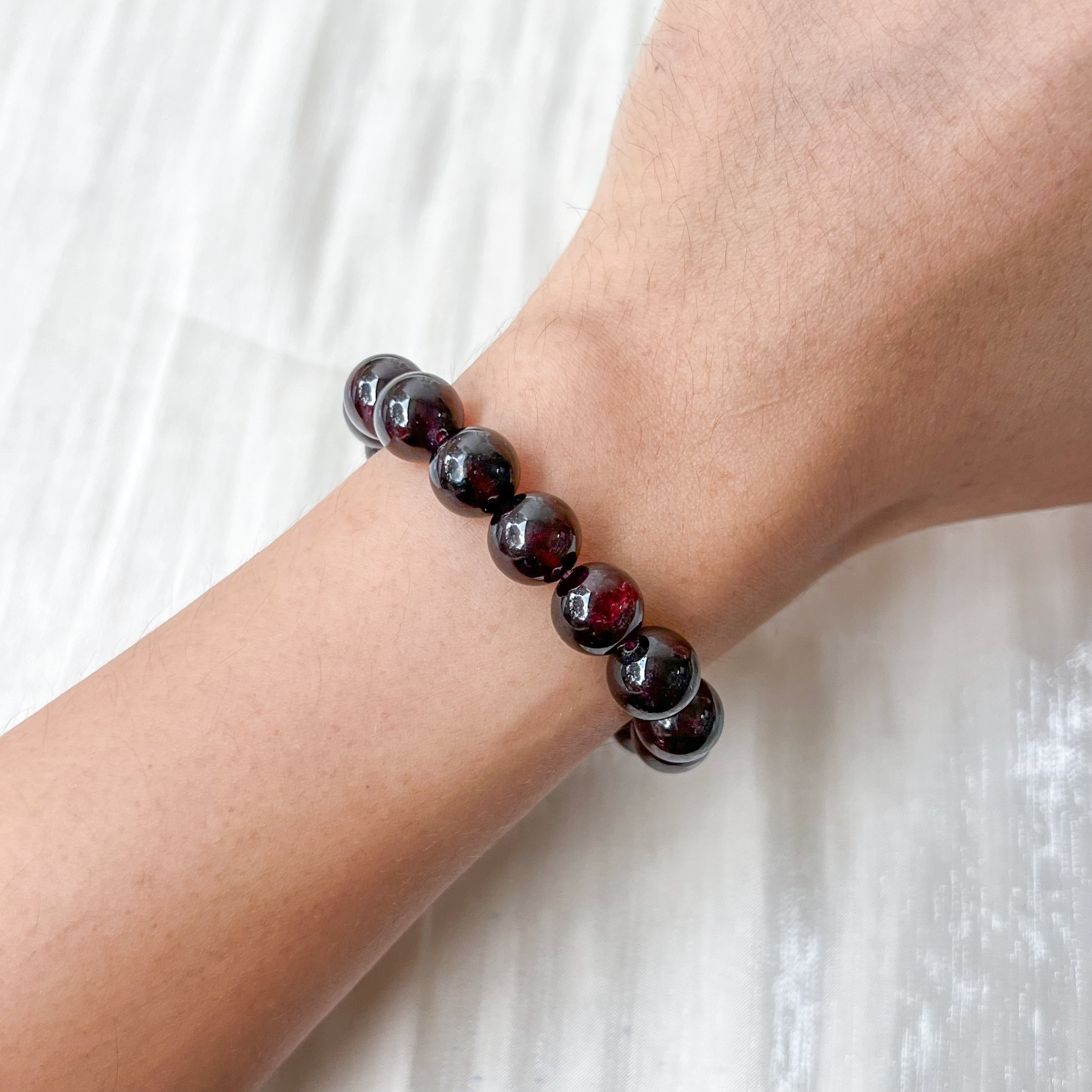 Garnet 9-10mm Bracelet