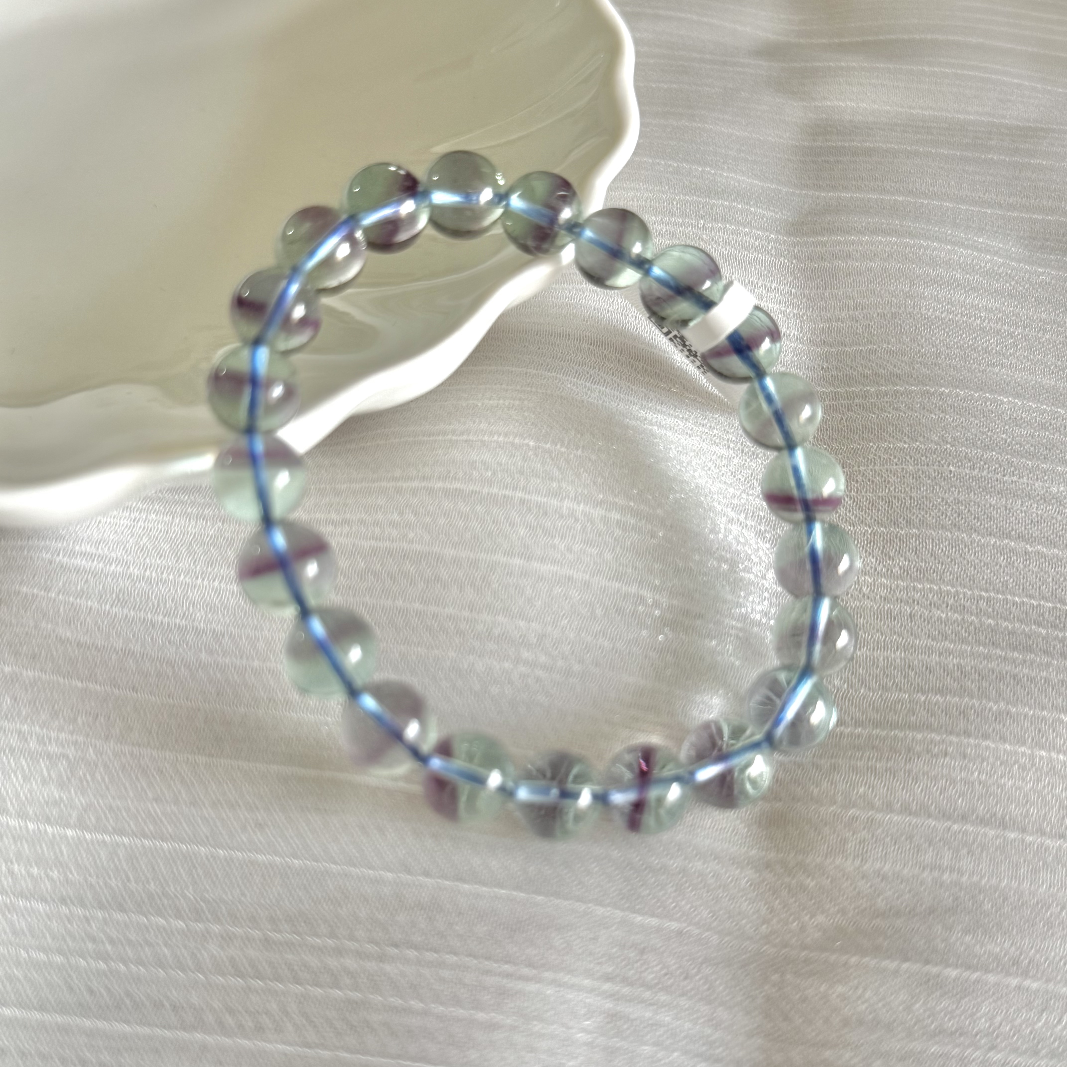Mermaid Fluorite 7-8mm Bracelet