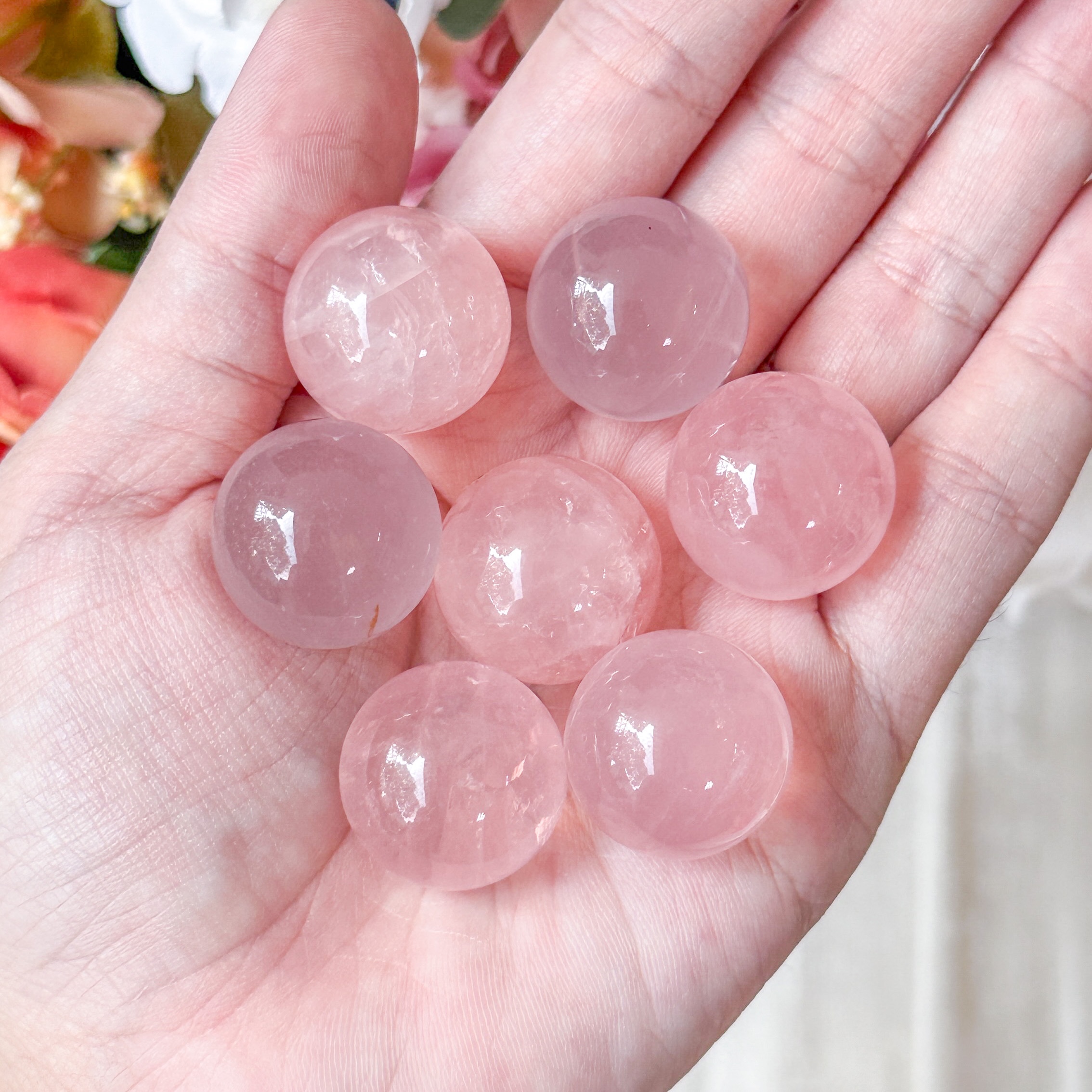 Rose Quartz 20mm Sphere